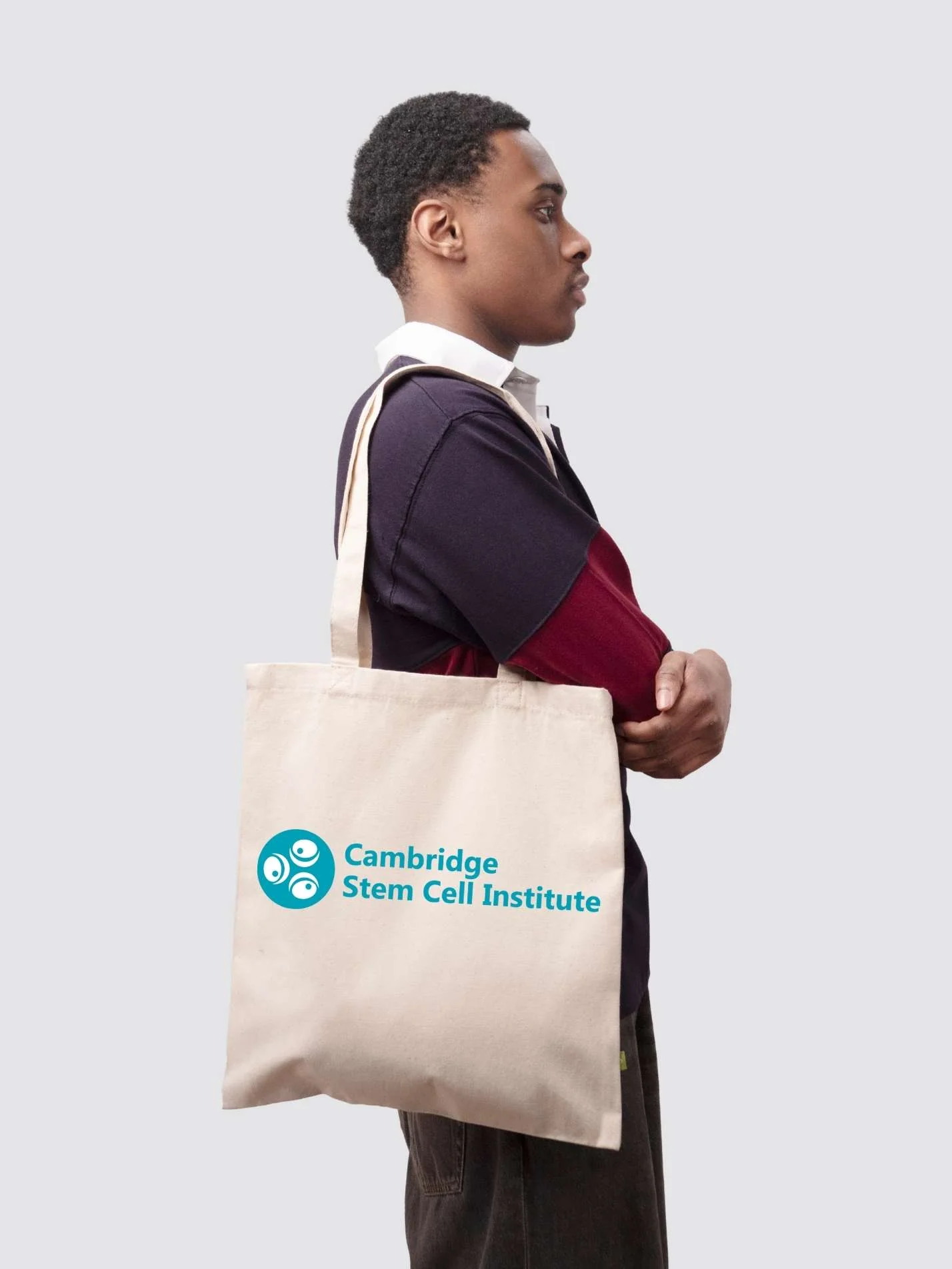 Cambridge Stem Cell Institute Organic Cotton Printed Tote Bag