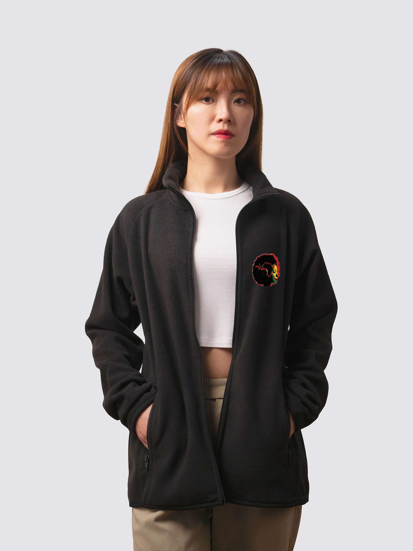 Cambridge University African-Caribbean Society Sustainable Unisex Full Zip Fleece