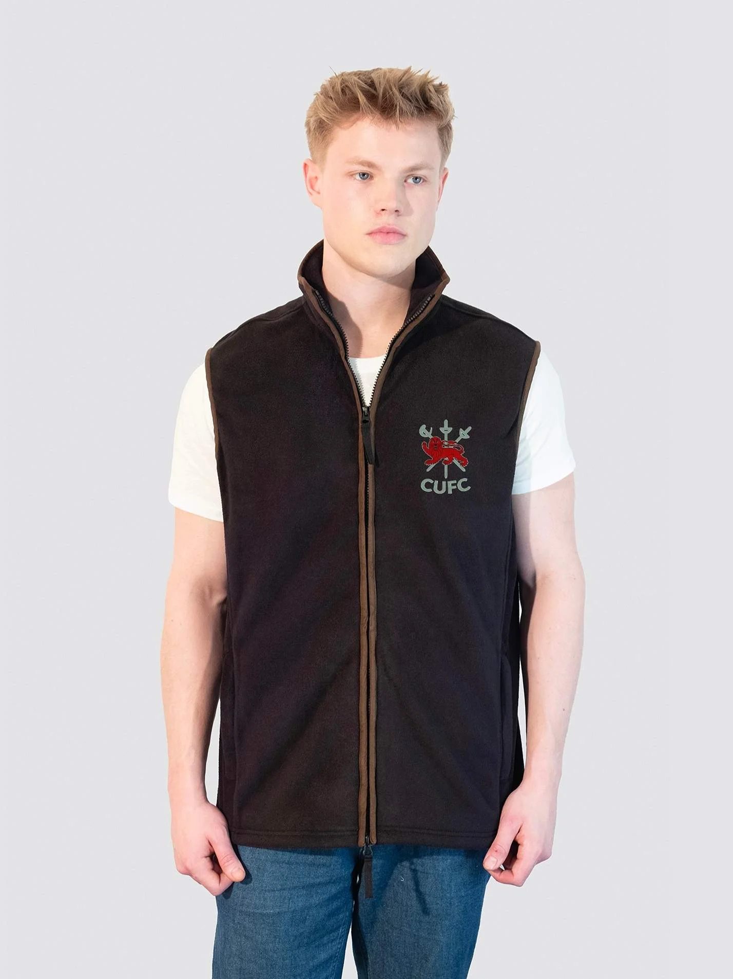Cambridge University Fencing Club Men's Heritage Gilet Fleece - Image 4
