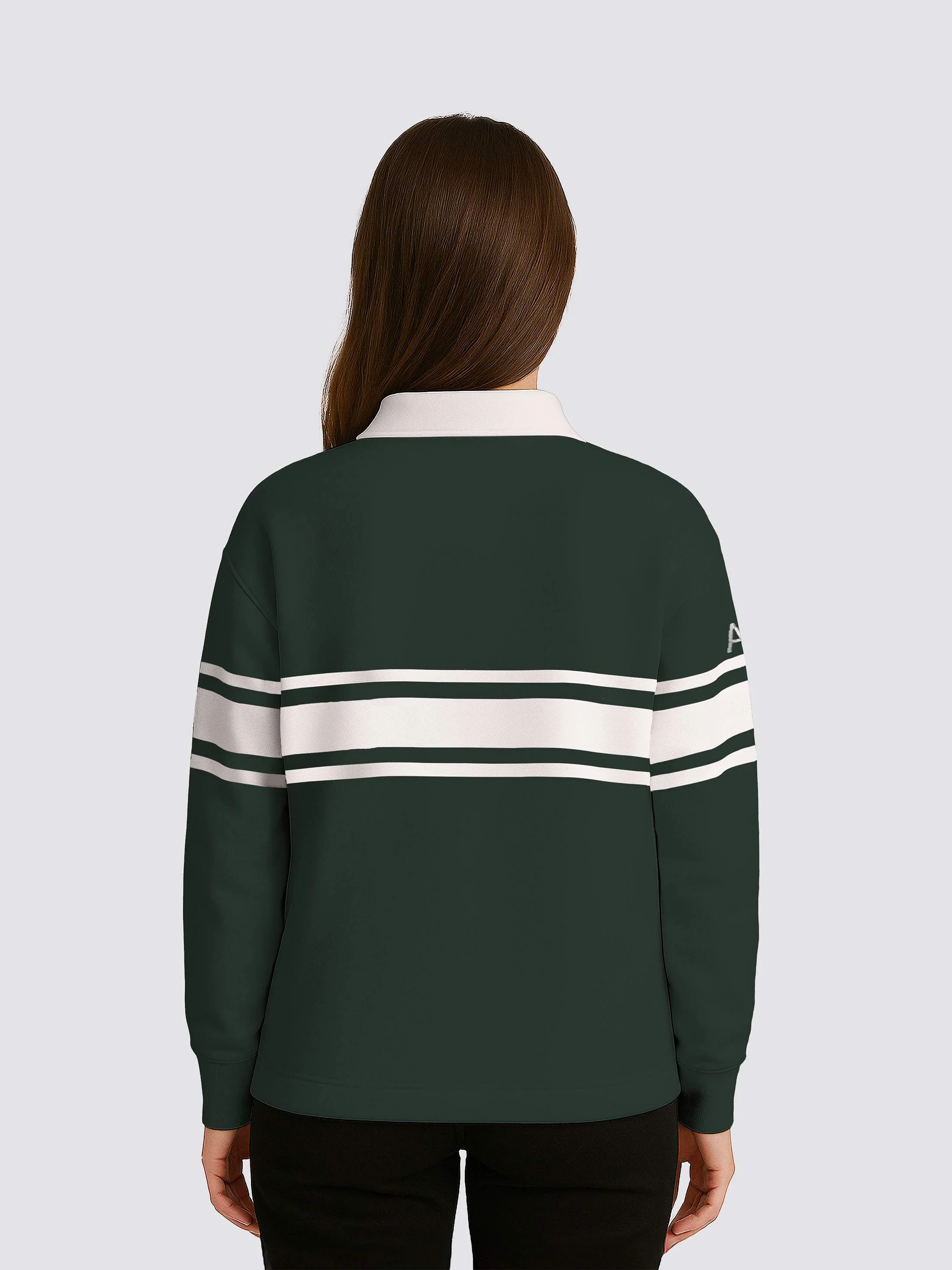Cambridge University Human Rights Law Society Retro Striped Rugby Shirt - Image 5