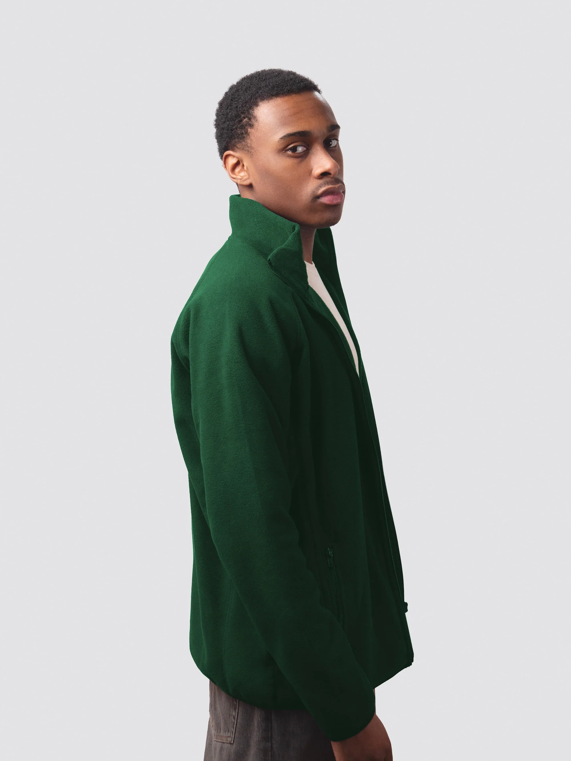 University Pitt Club Sustainable Unisex Full Zip Fleece - Image 3