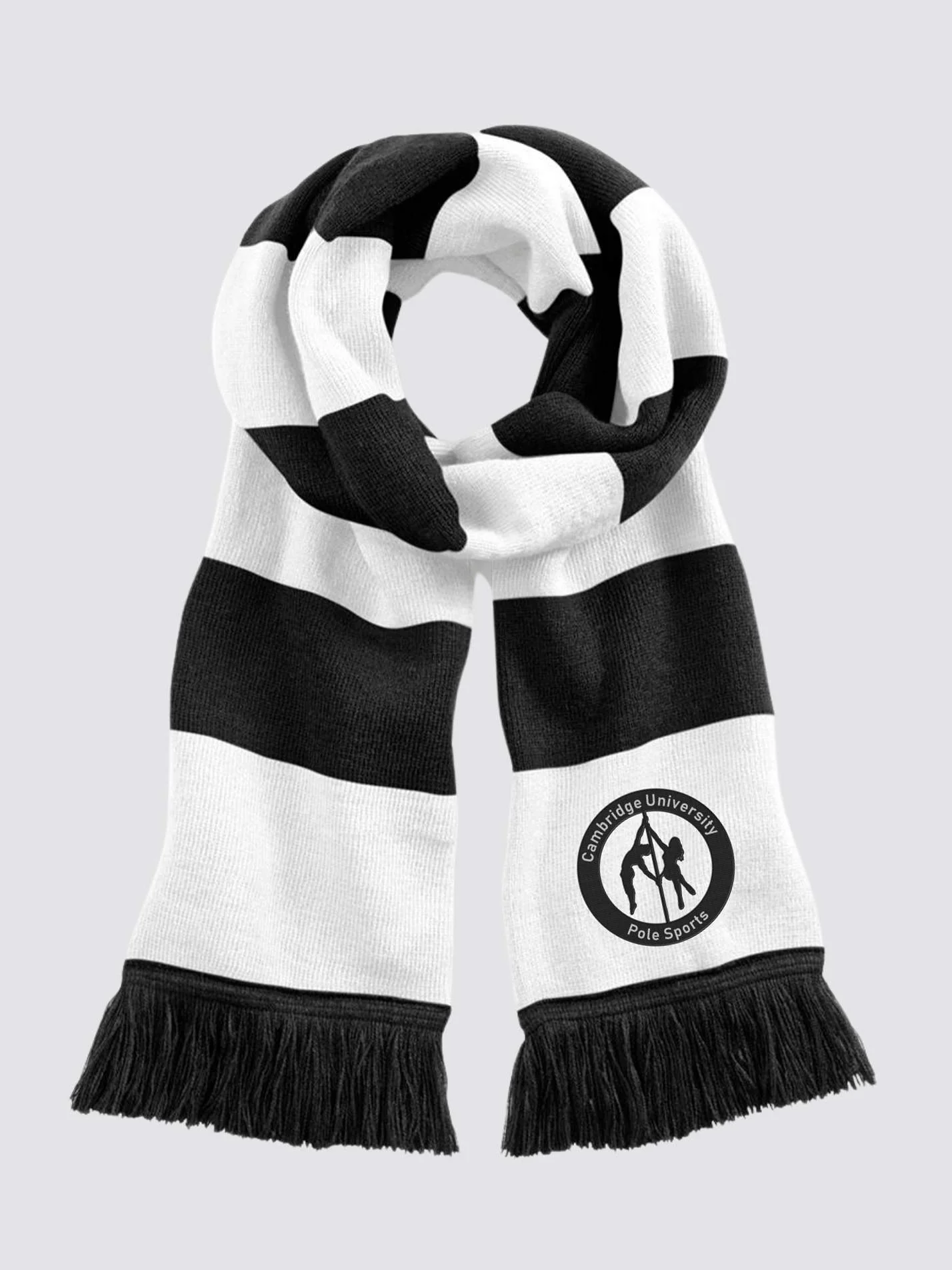 Cambridge University Pole Sports Striped Scarf