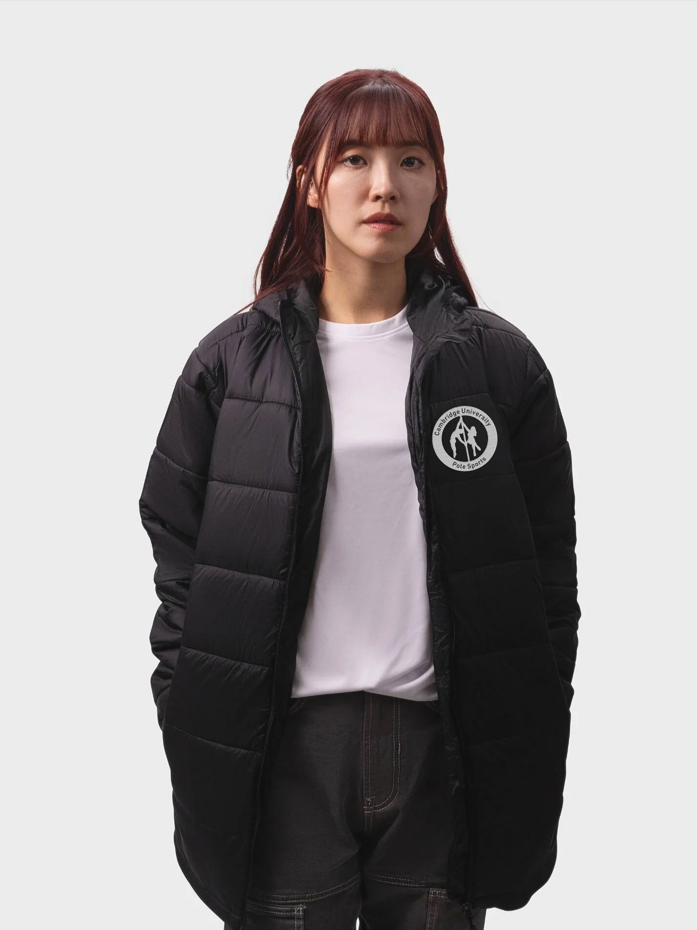 Cambridge University Pole Sports Sustainable Unisex Hooded Puffer Jacket