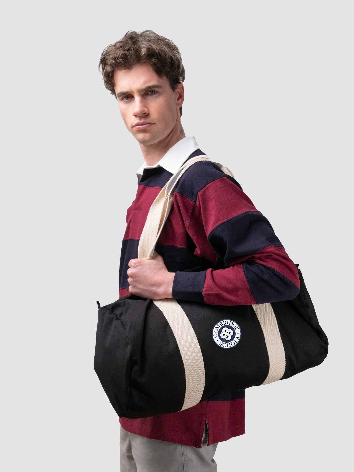 Cambridge University Schola Cantorum Organic Cotton Canvas Barrel Bag