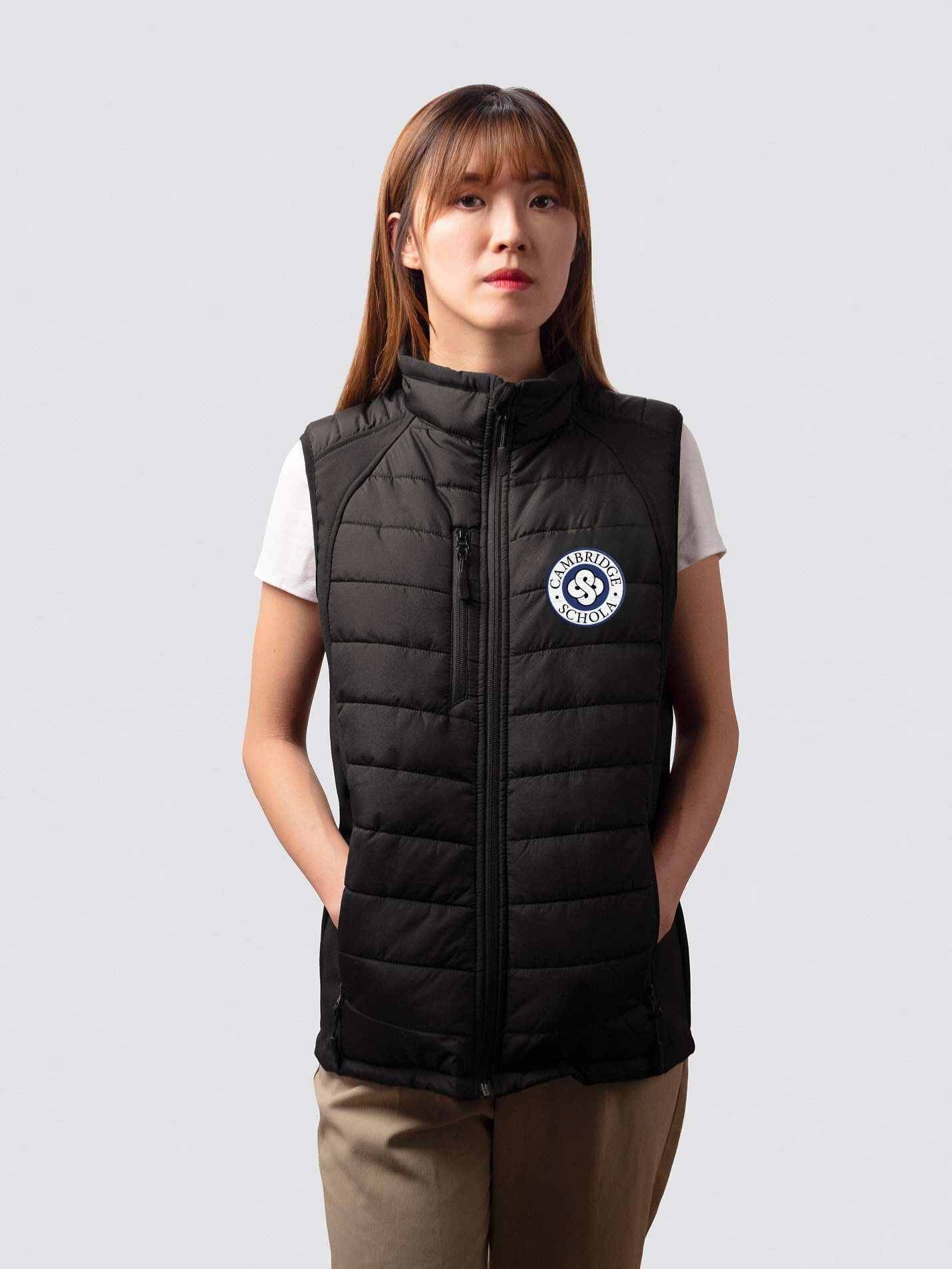 Cambridge University Schola Cantorum Sustainable Unisex Gilet Puffer - Image 2