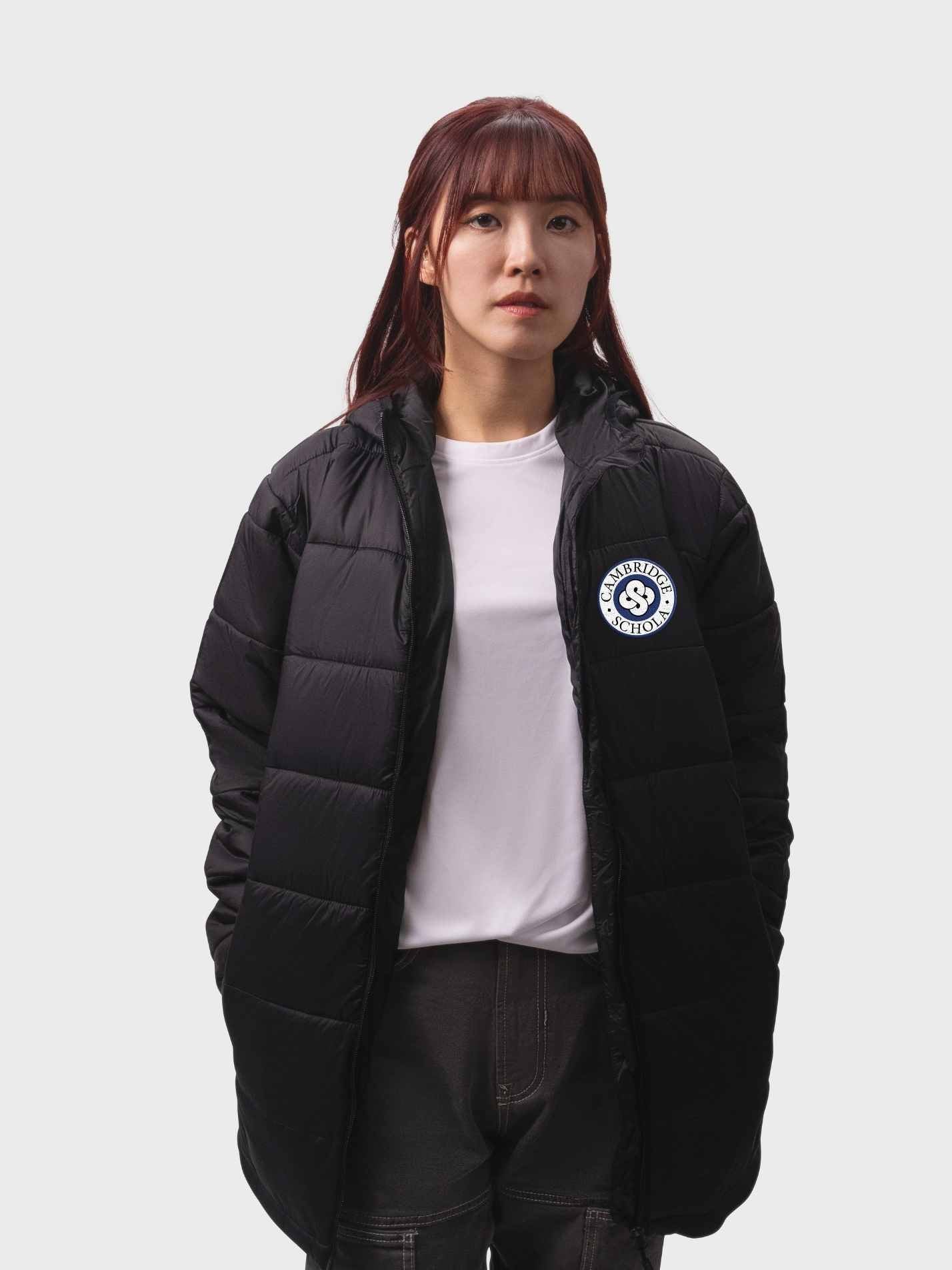 Cambridge University Schola Cantorum Sustainable Unisex Hooded Puffer Jacket