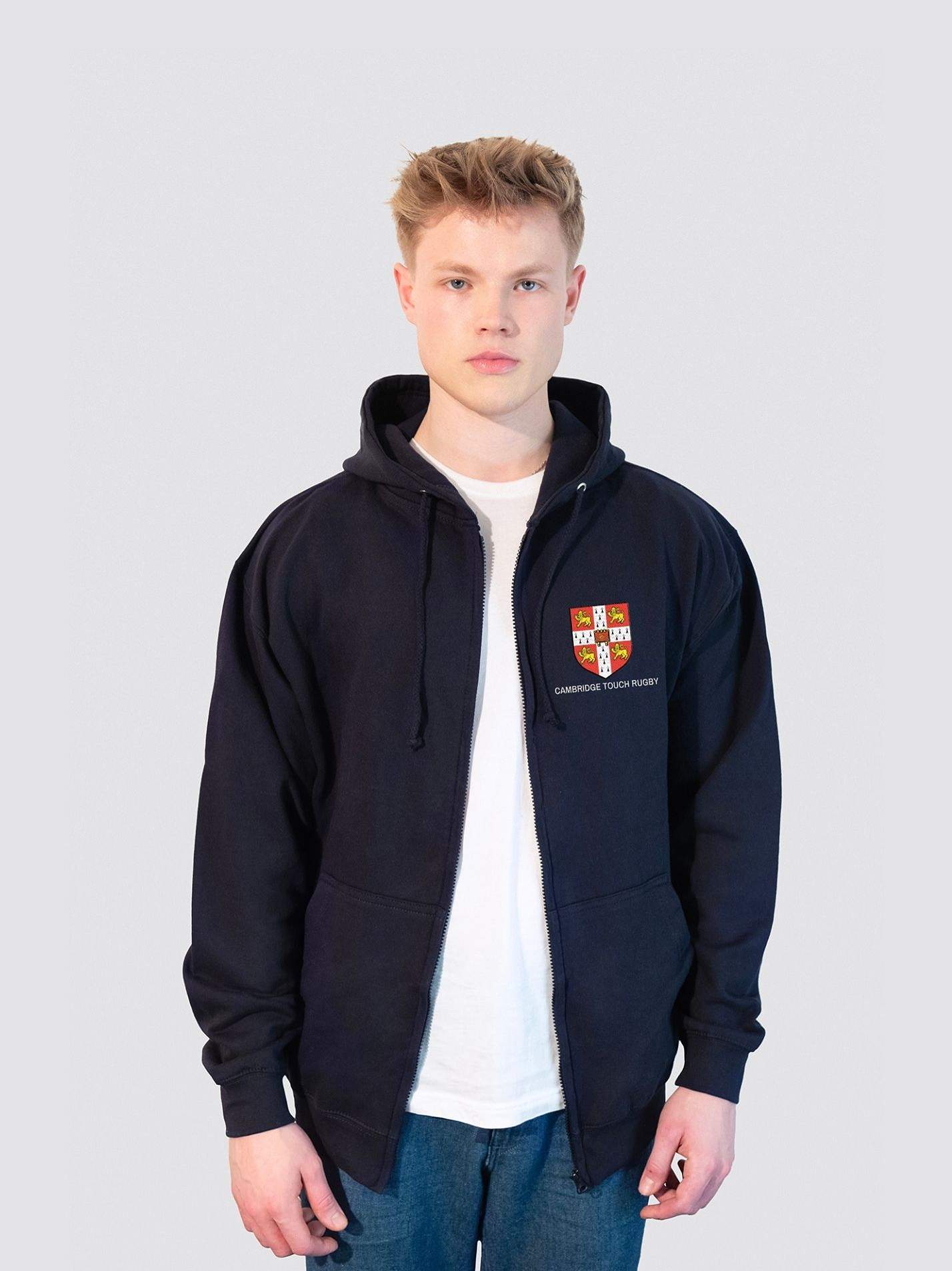 Cambridge University Touch Rugby Club Zip-Up Unisex Hoodie - Image 6