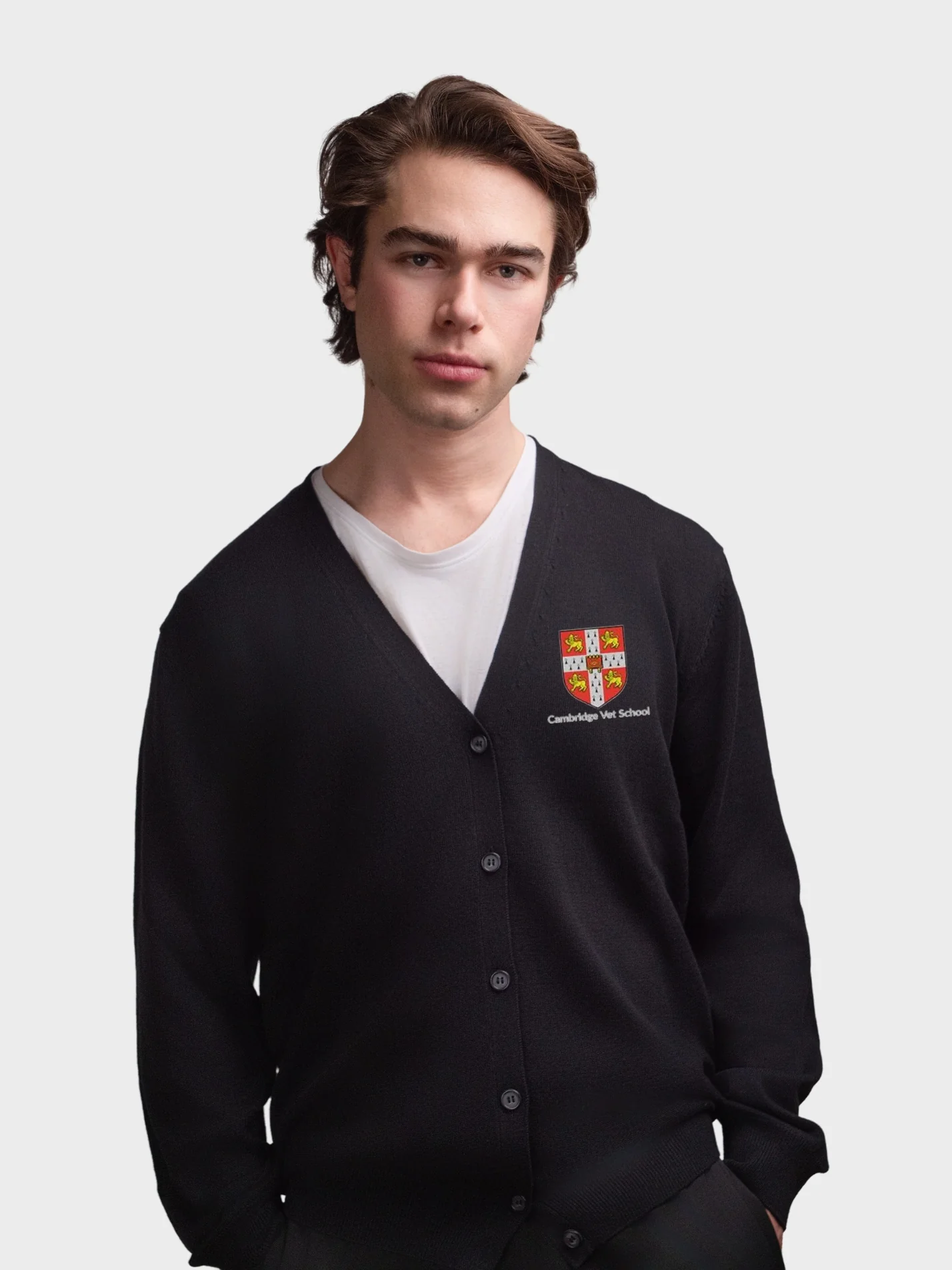 Cambridge Vet School Men's V-Neck Knitted Cardigan