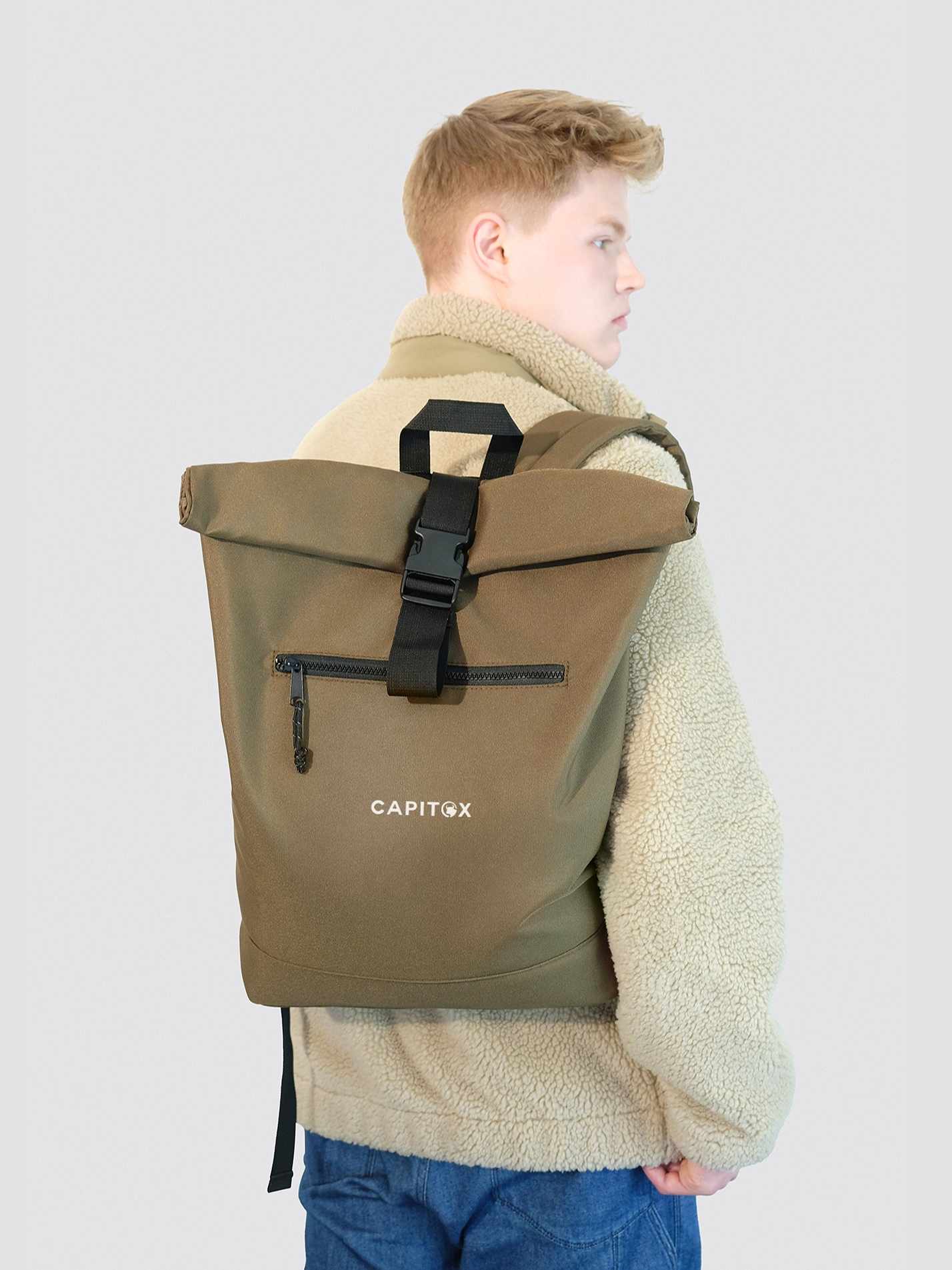 Capitox Roll Top Backpack - Image 5