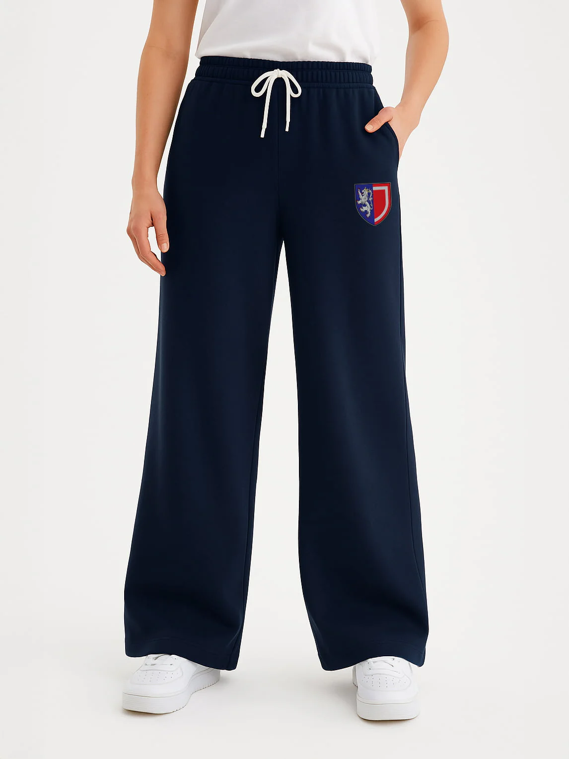 Cardiff Snowsports Wide-Leg Varsity Joggers - Image 4