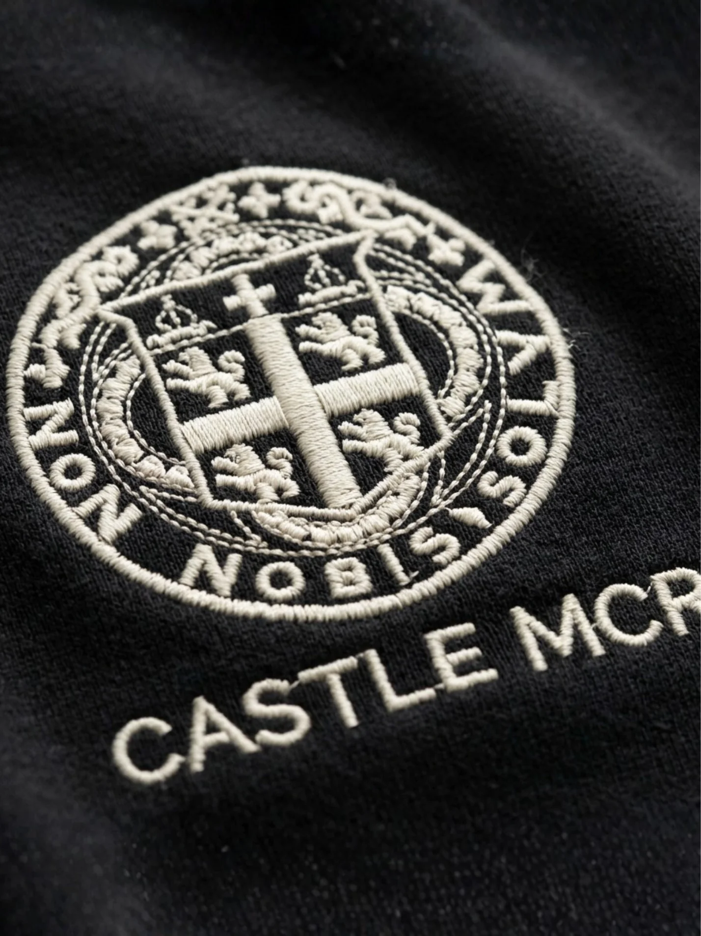 Castle MCR Durham Unisex Cotton Long Sleeve T-Shirt - Image 3