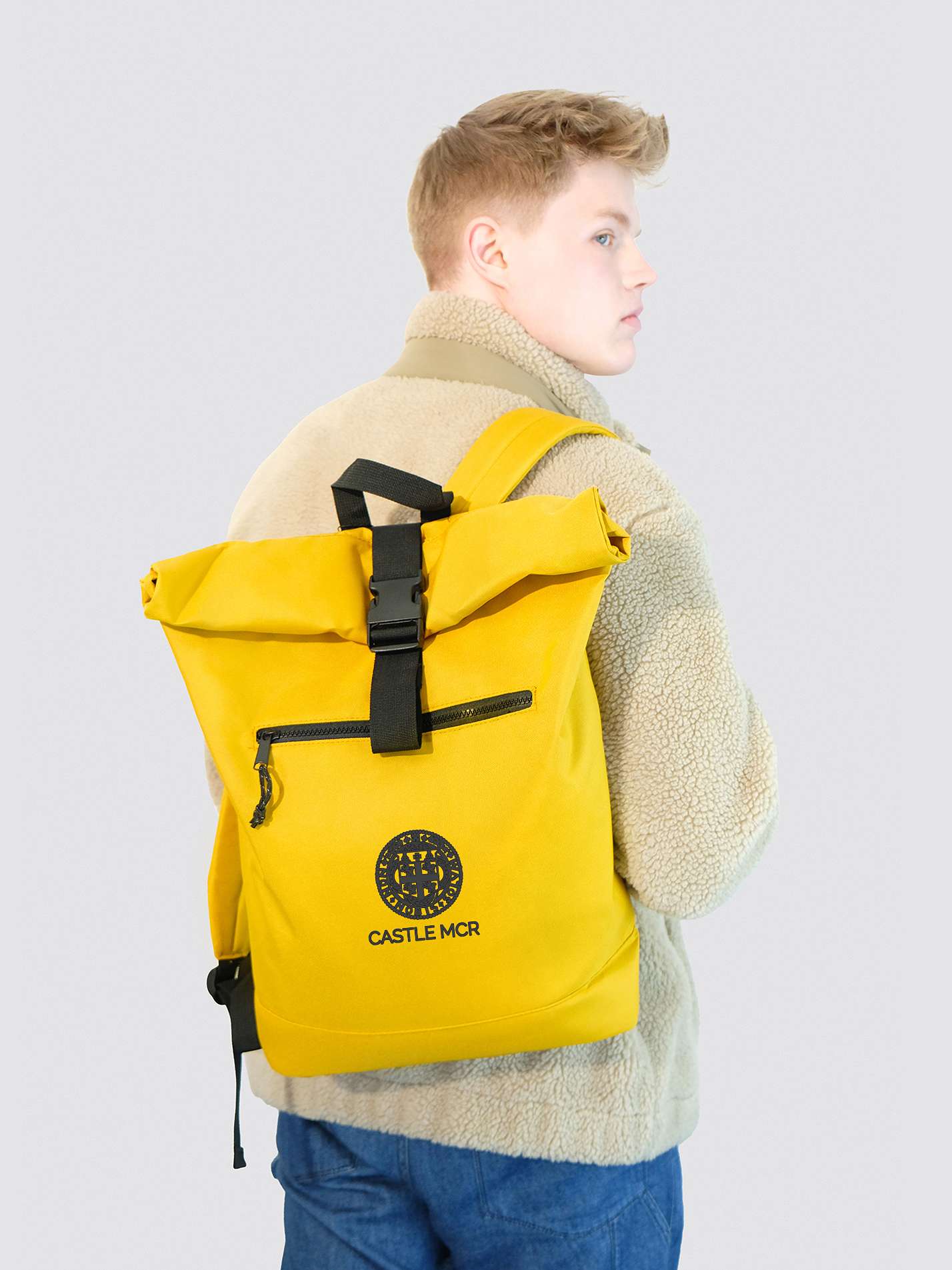 Castle MCR Durham Roll Top Backpack - Image 8