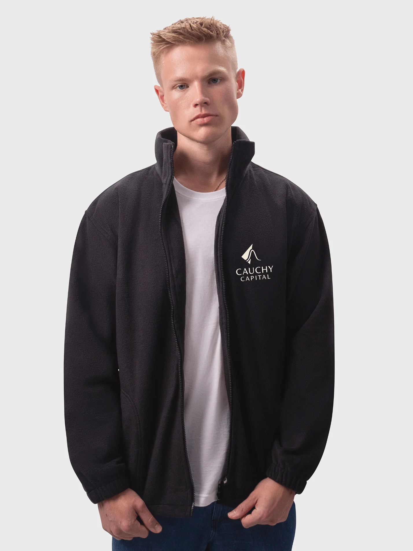 Cauchy Capital Unisex Polar Full Zip Fleece