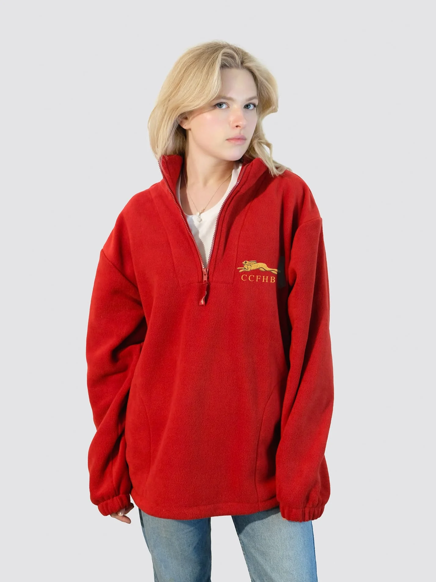 CCFHB Unisex 1/4 Zip Fleece - Image 4