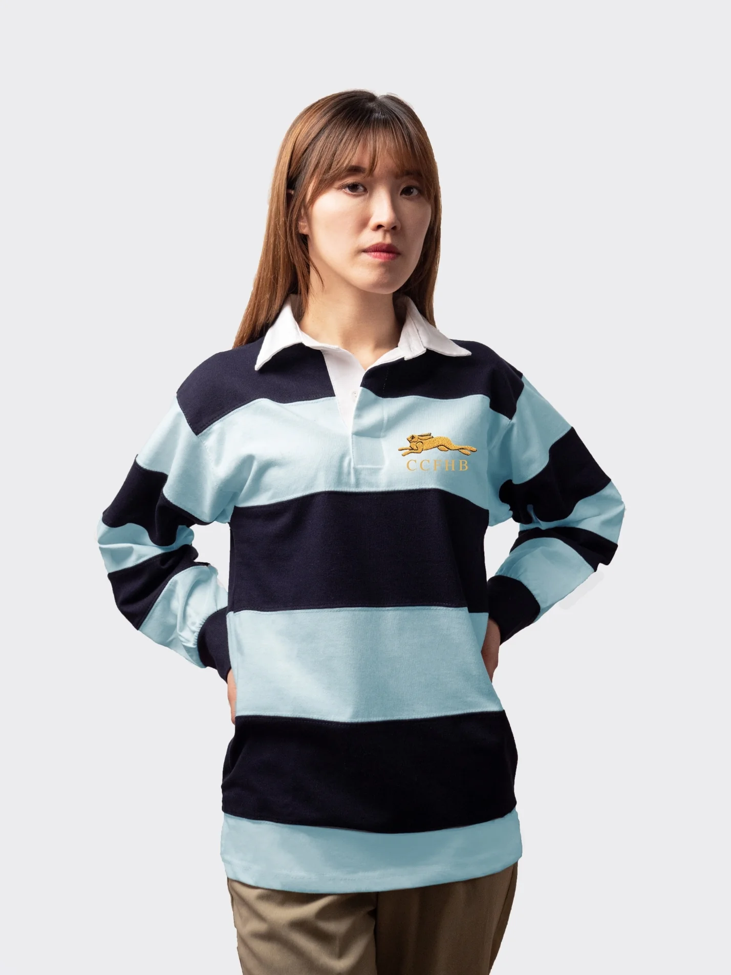 CCFHB Unisex Striped Rugby Shirt - Image 5