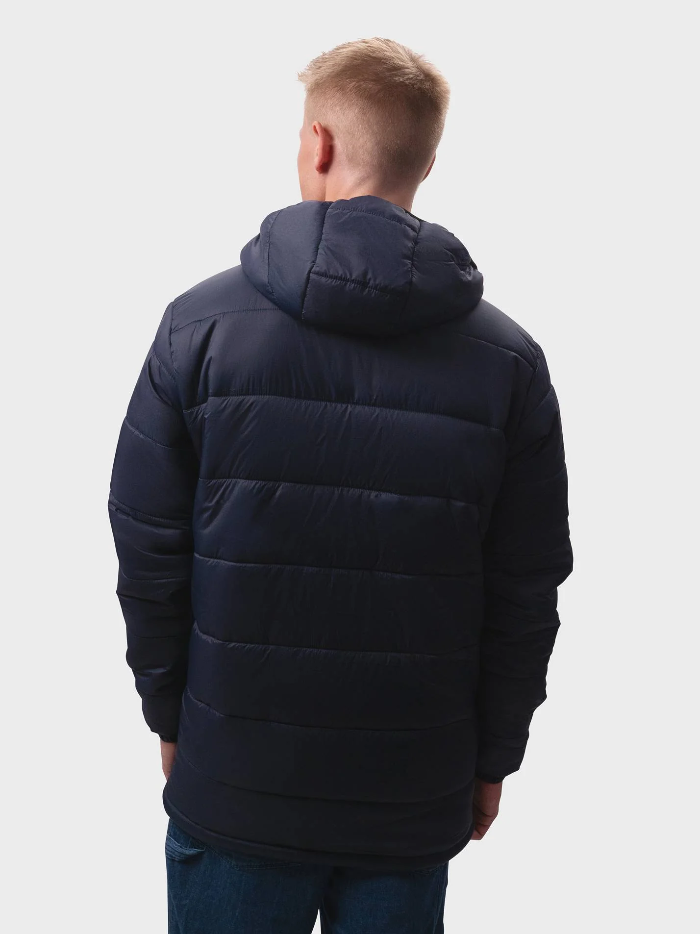 UCL Baking Society Sustainable Unisex Hooded Puffer Jacket - Image 5