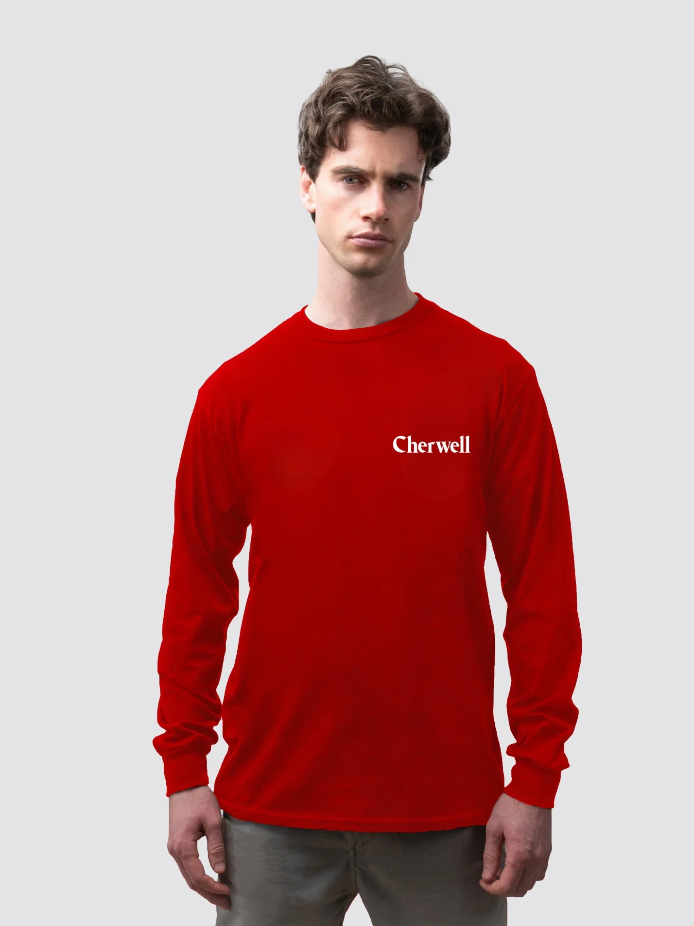 Cherwell Unisex Cotton Long Sleeve T-Shirt - Image 3