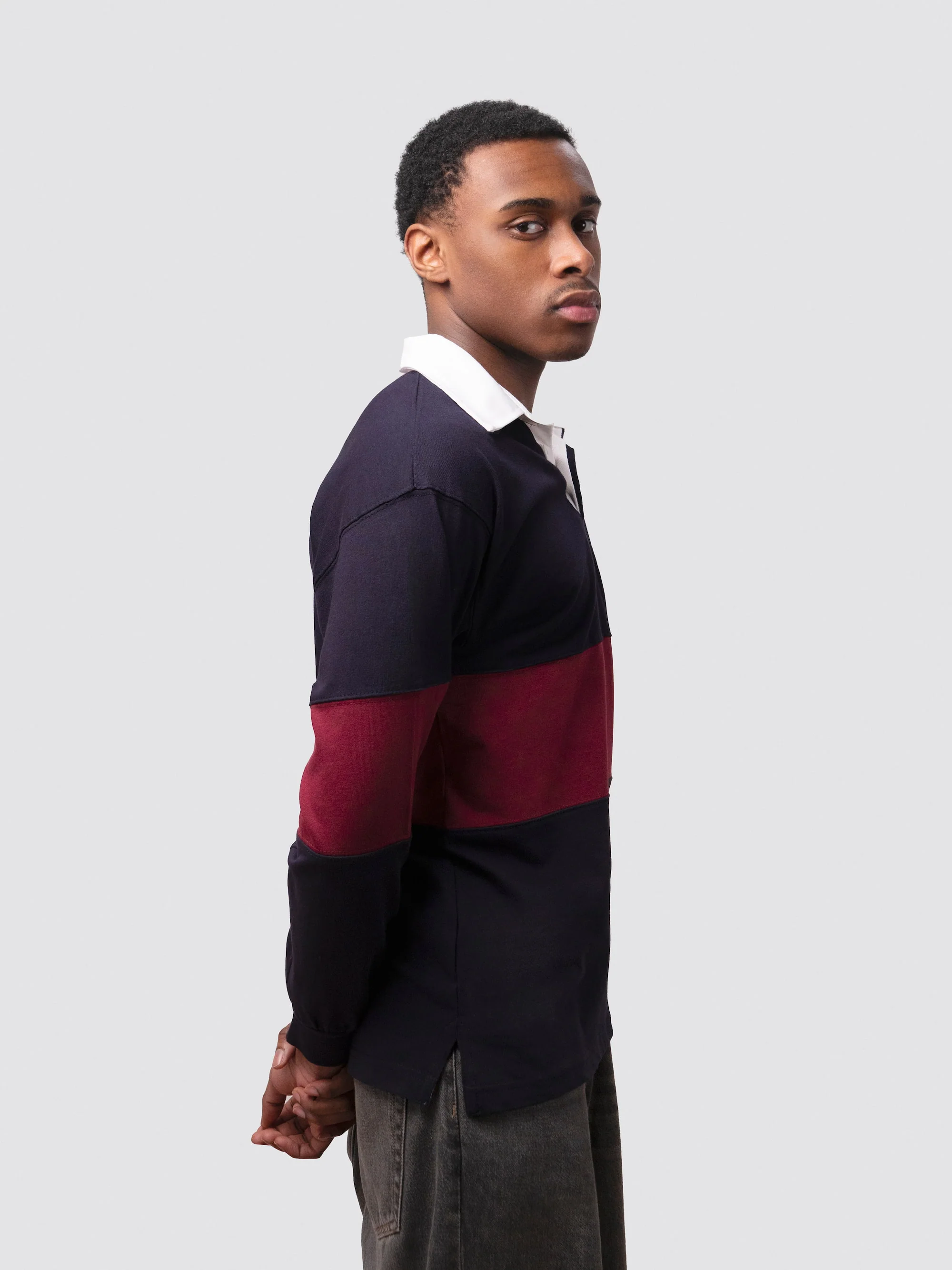 Choir of The Queen’s College, Oxford Unisex Panelled Rugby Shirt - Image 2
