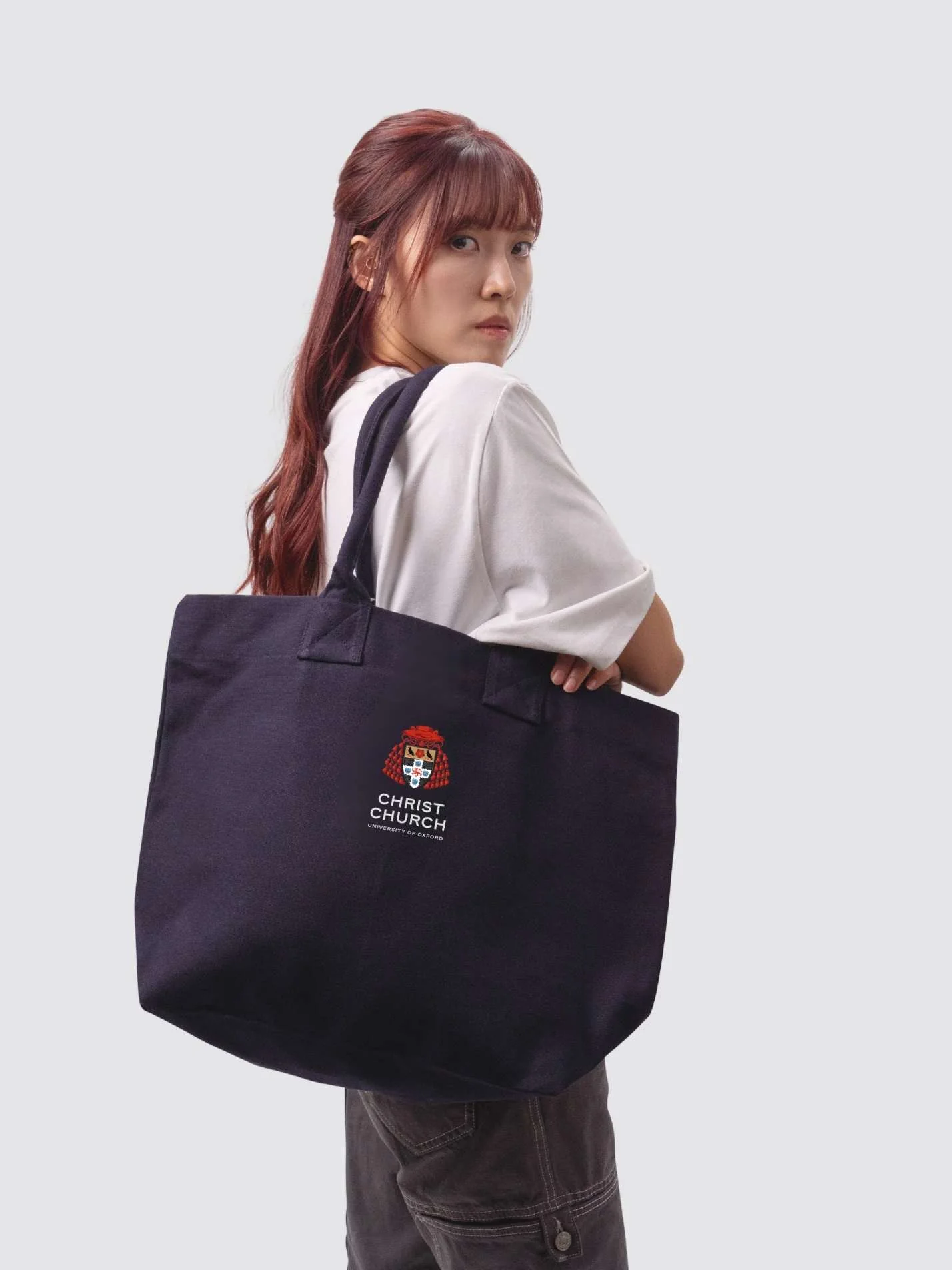 Christ Church Oxford Canvas Printed Shopper Bag - Image 3