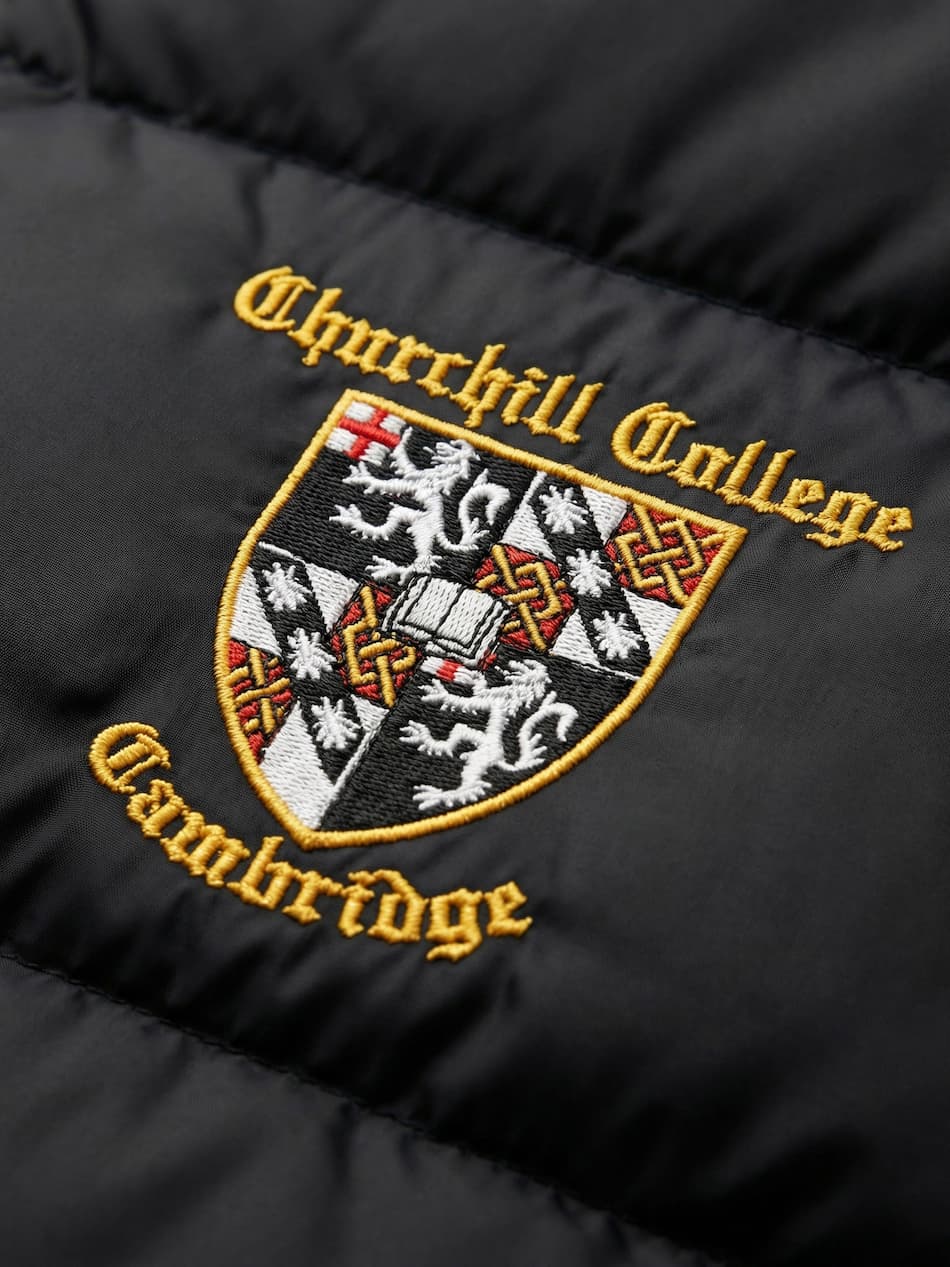 Churchill College Cambridge JCR Ladies Puffer Jacket - Image 3