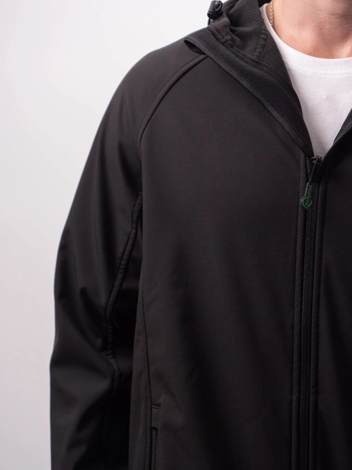 Churchill College Cambridge MCR Sustainable Men’s Hooded Soft Shell Jacket - Image 3