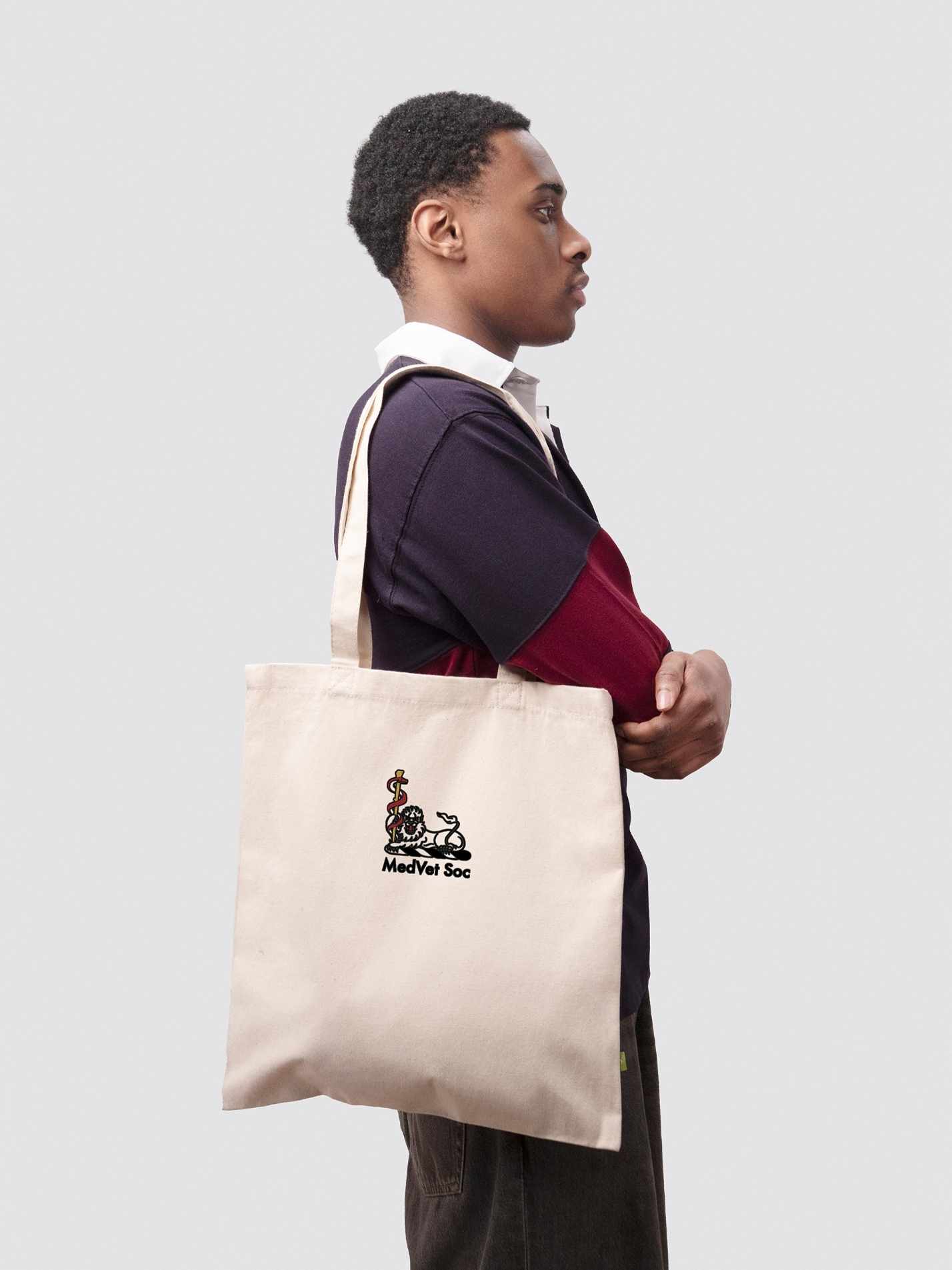 Churchill MedVet Society Organic Cotton Printed Tote Bag