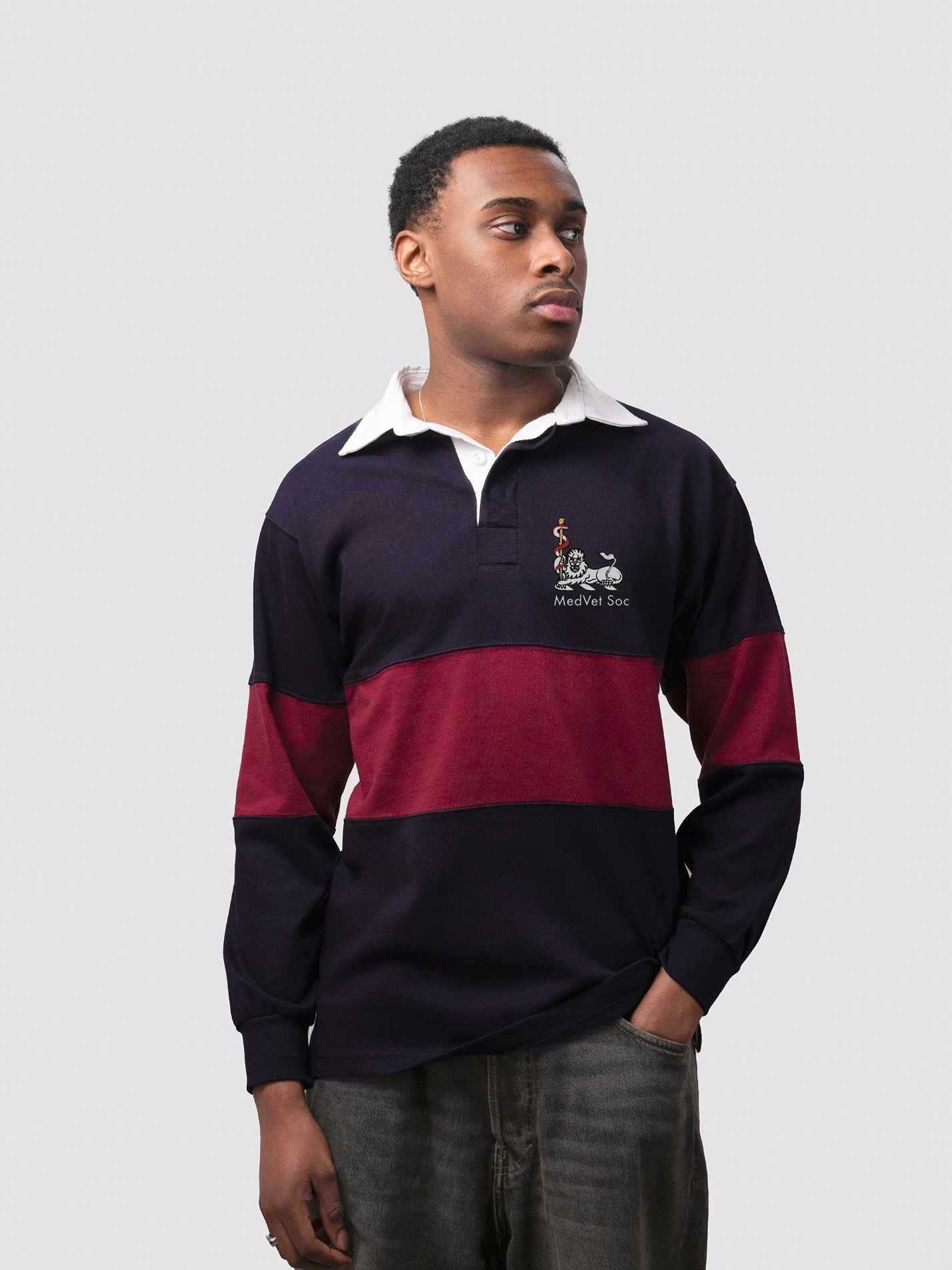 Churchill MedVet Society Unisex Panelled Rugby Shirt