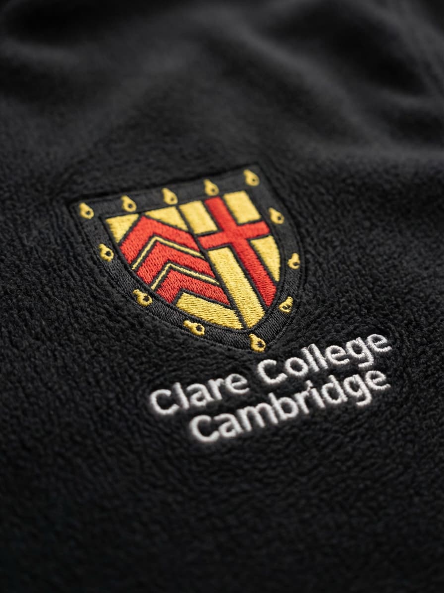 Clare College Cambridge MCR Unisex Polar Full Zip Fleece - Image 3
