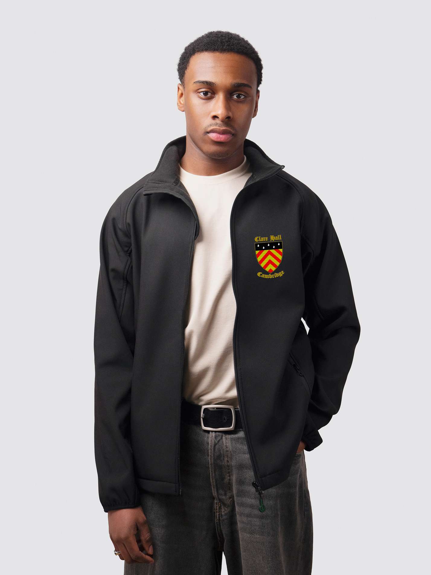 Clare Hall College Cambridge Sustainable Men's Soft Shell Jacket
