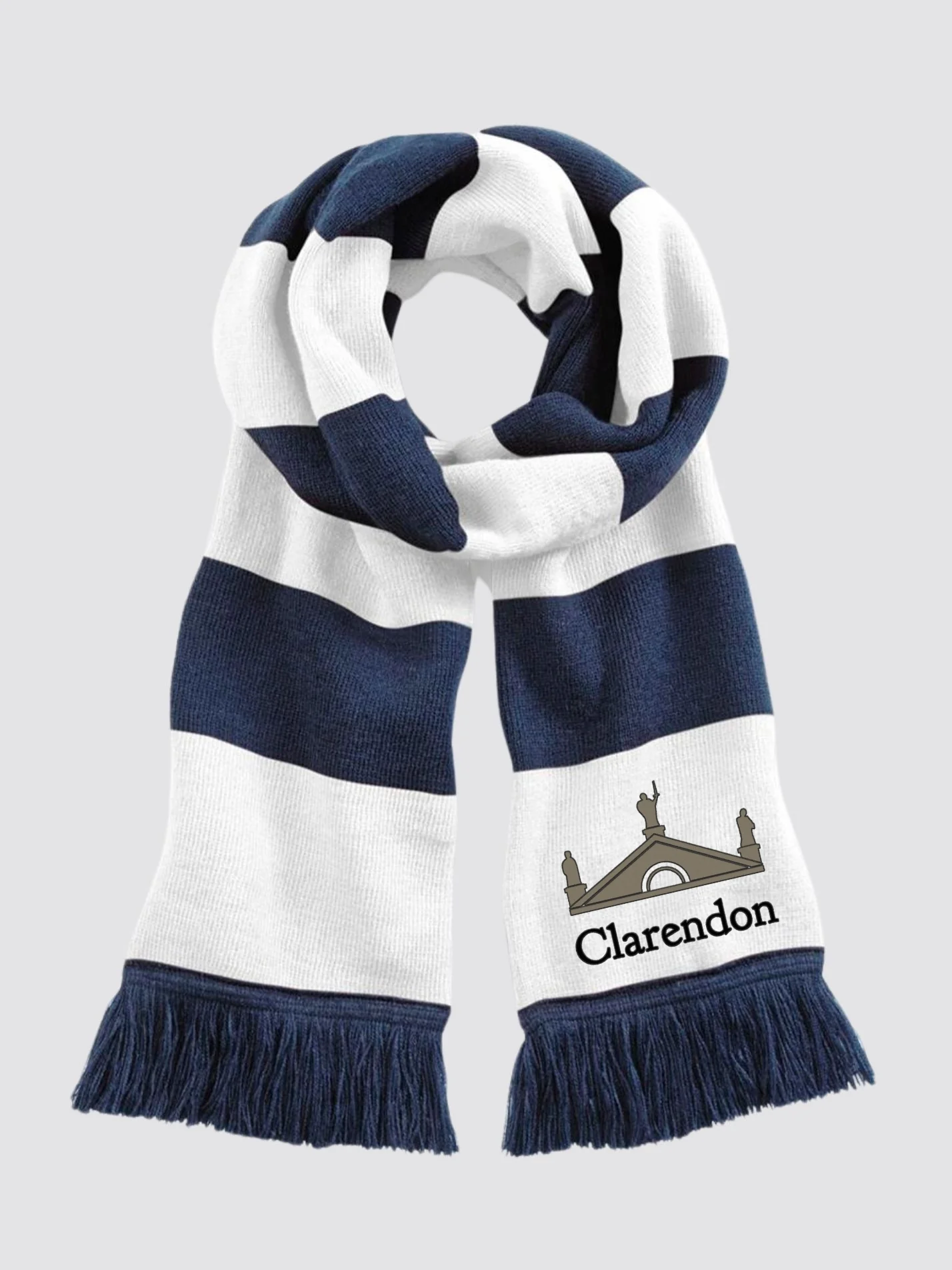 Clarendon Scholars Association Striped Scarf - Image 2