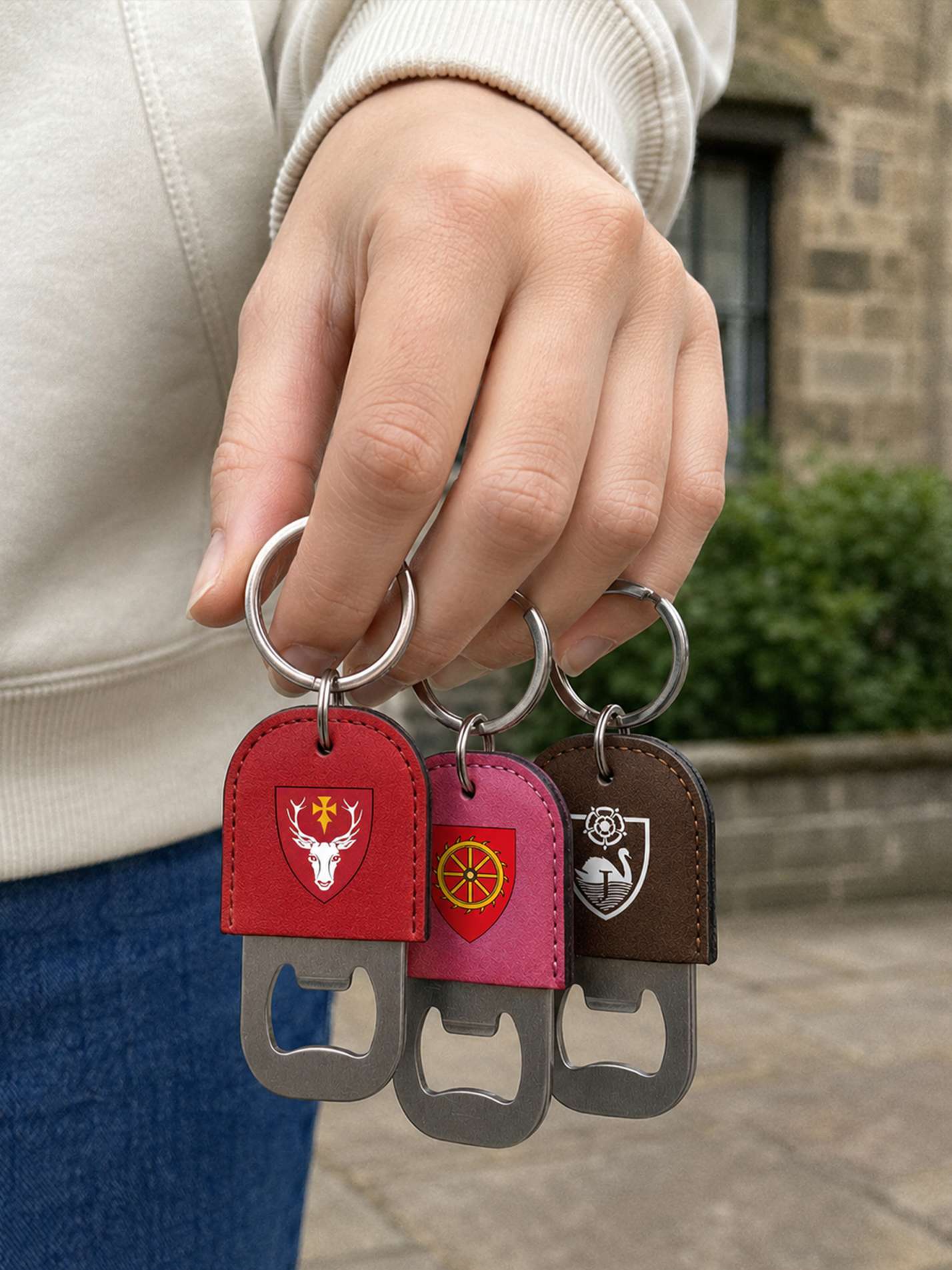 Corpus Christi College Oxford Bottle Opener Keyring - Image 2