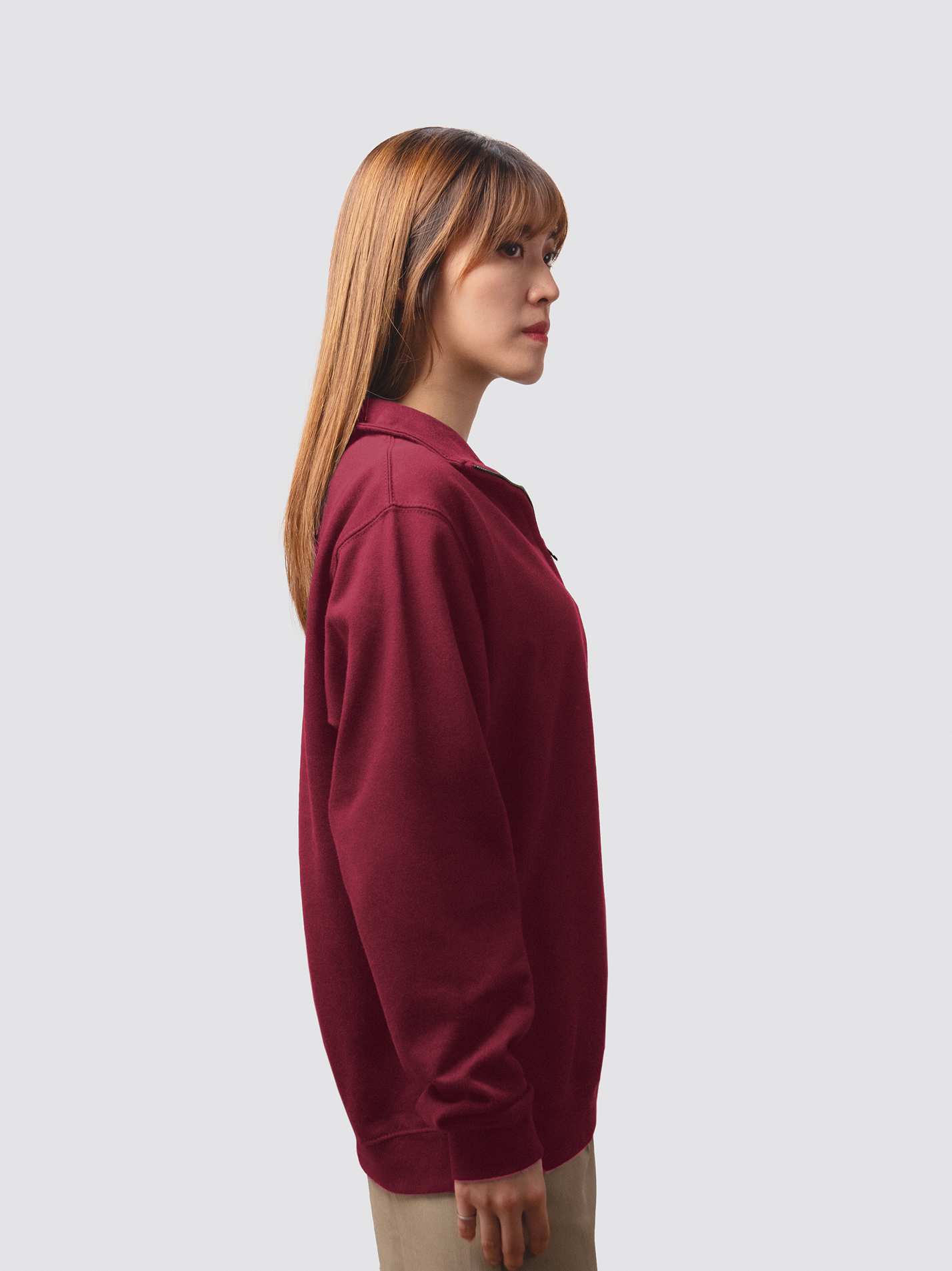 Cranworth Law Society Unisex 1/4 Zip Sweatshirt - Image 3