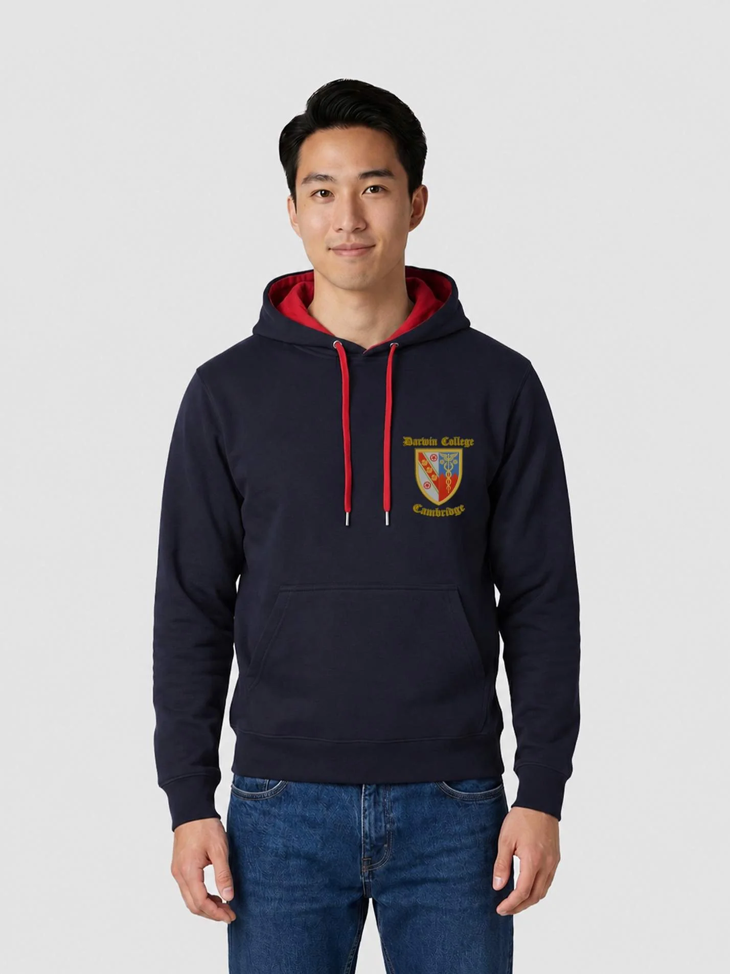 Darwin College Cambridge Contrast Hoodie