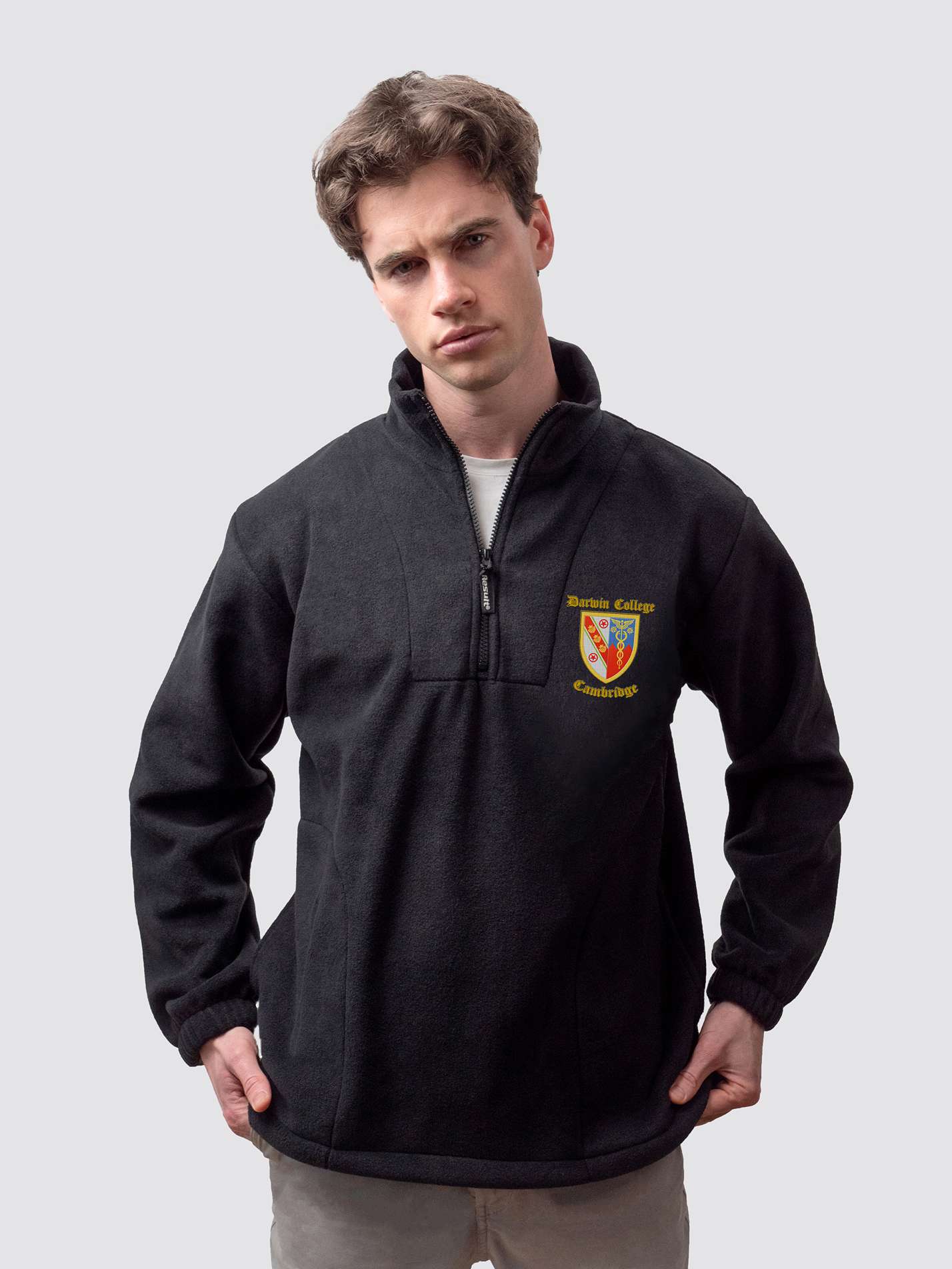 Darwin College Cambridge Unisex 1/4 Zip Fleece