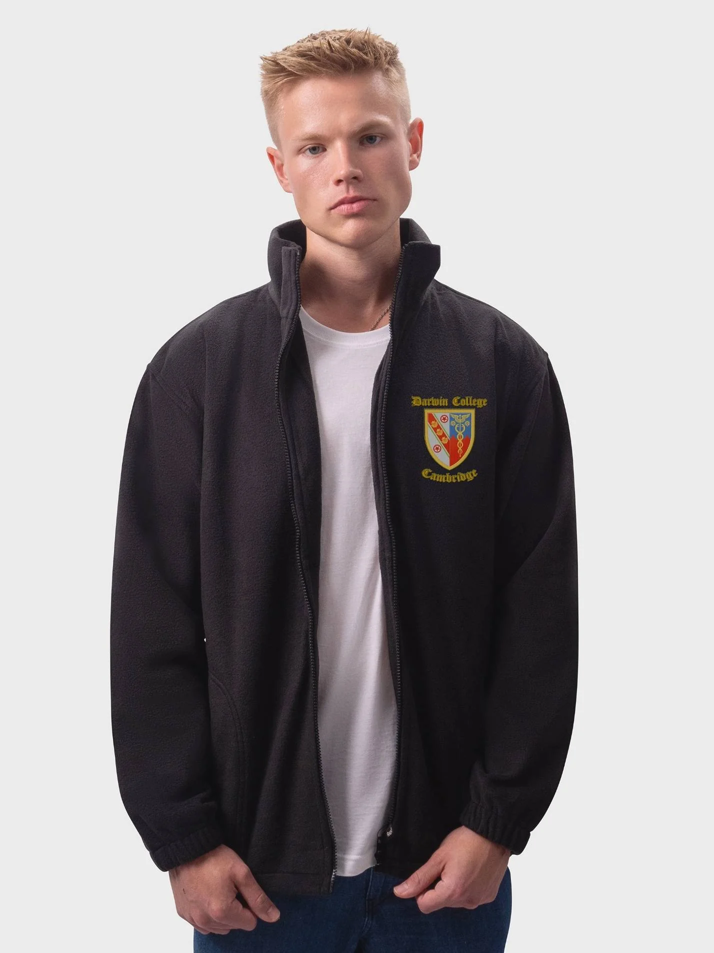 Darwin College Cambridge Unisex Polar Full Zip Fleece