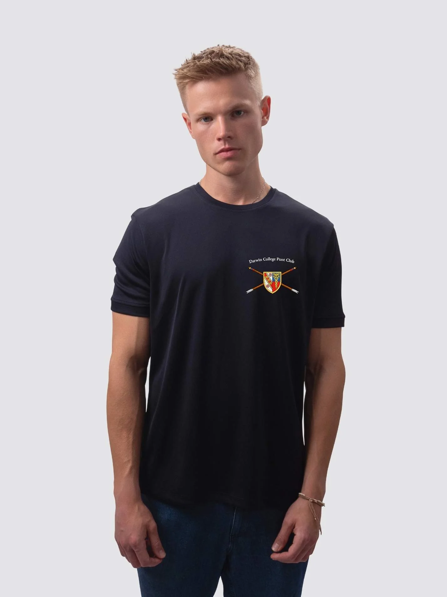 Darwin College Punt Club Sustainable Men's Performance T-Shirt - Image 5
