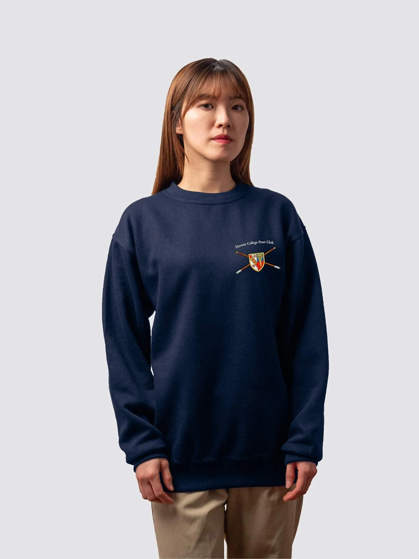 Darwin College Punt Club Unisex Heavyweight Sweatshirt - Image 5