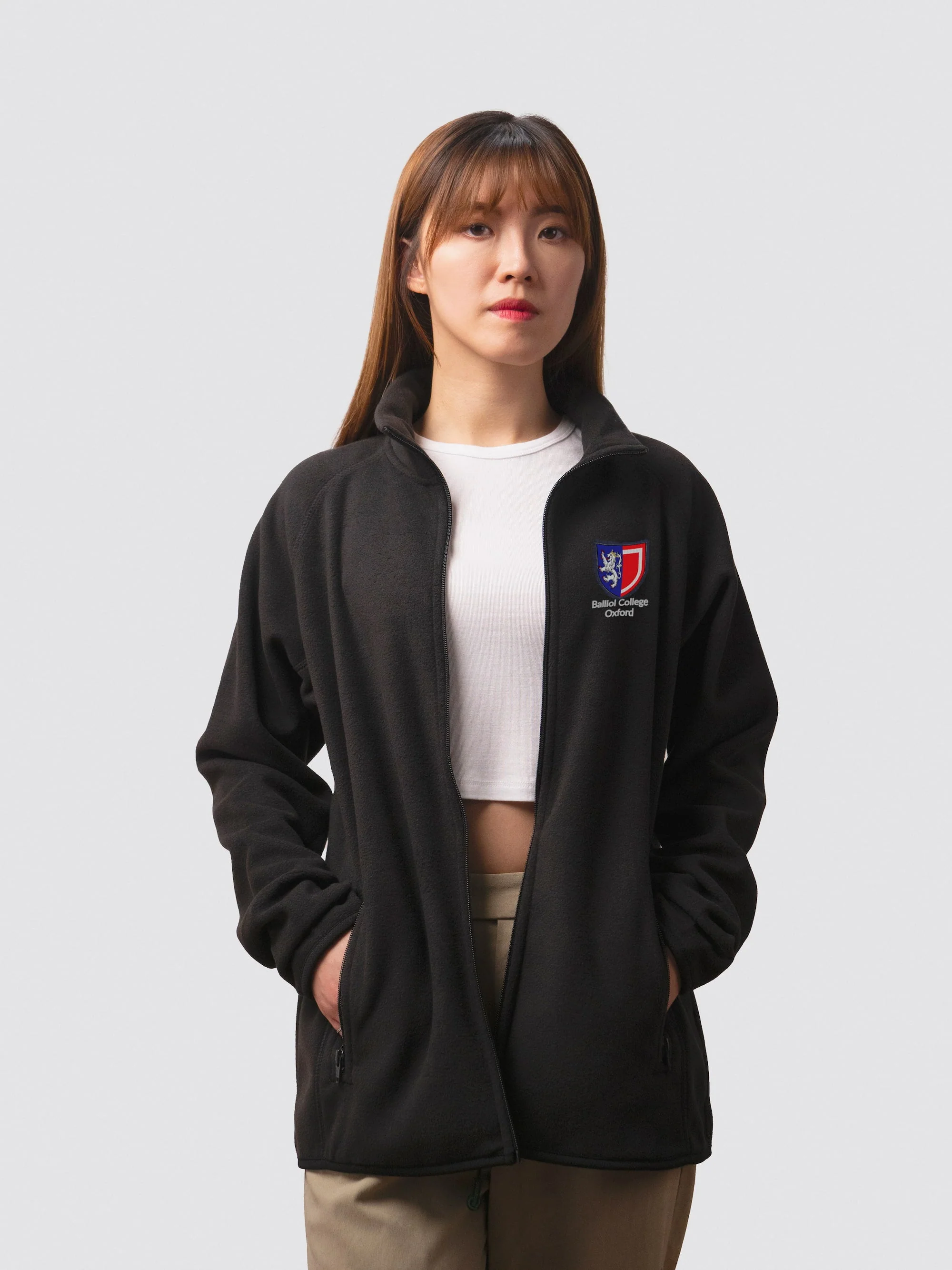 David Kato College York Sustainable Unisex Full Zip Fleece