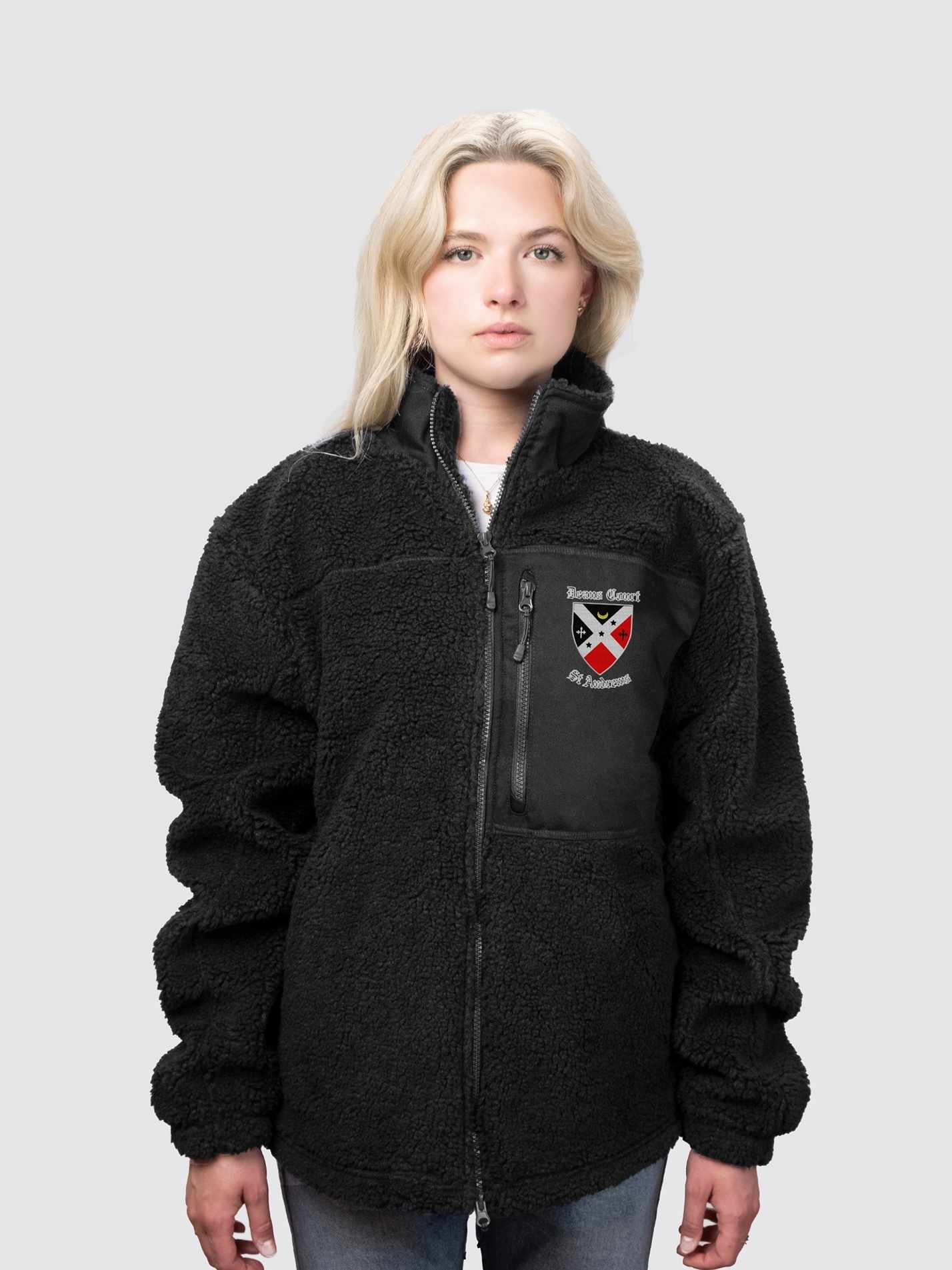 Deans Court Unisex Fluffy Sherpa Fleece Jacket