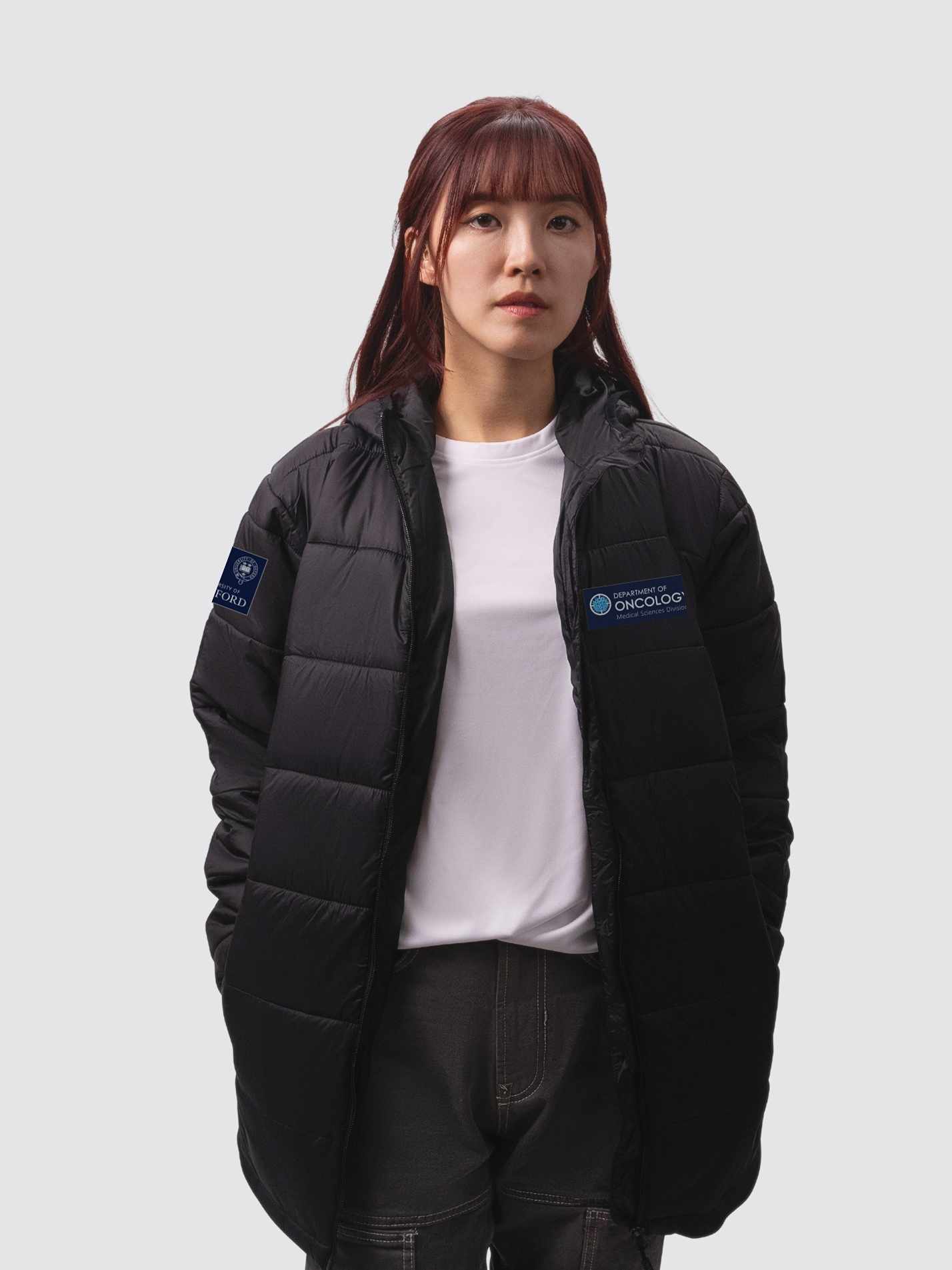 Oxford Department of Oncology Sustainable Unisex Hooded Puffer Jacket