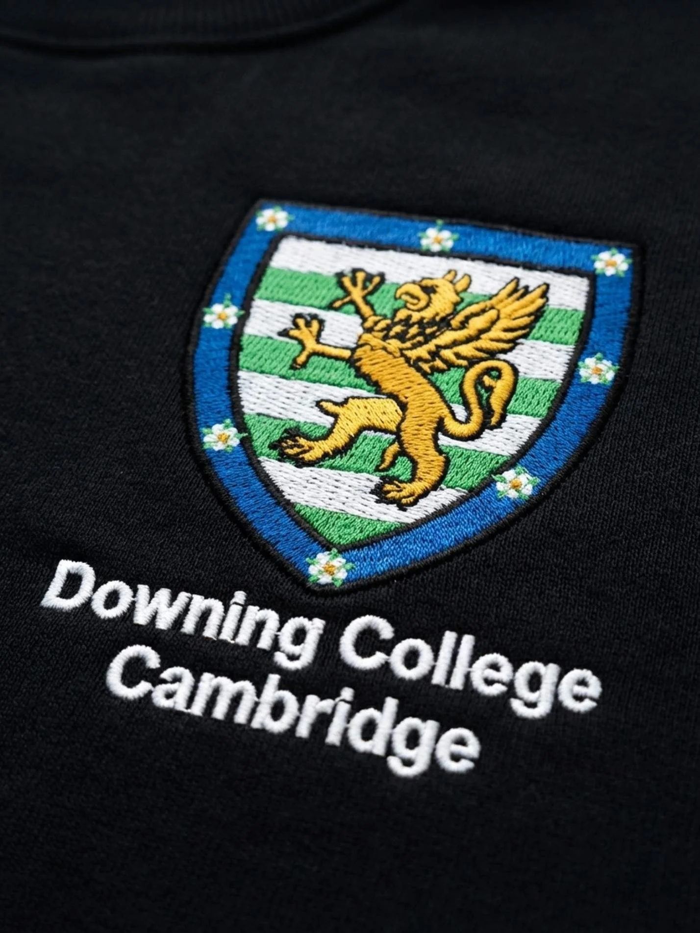 Downing College Cambridge JCR Zip-Up Unisex Hoodie - Image 3