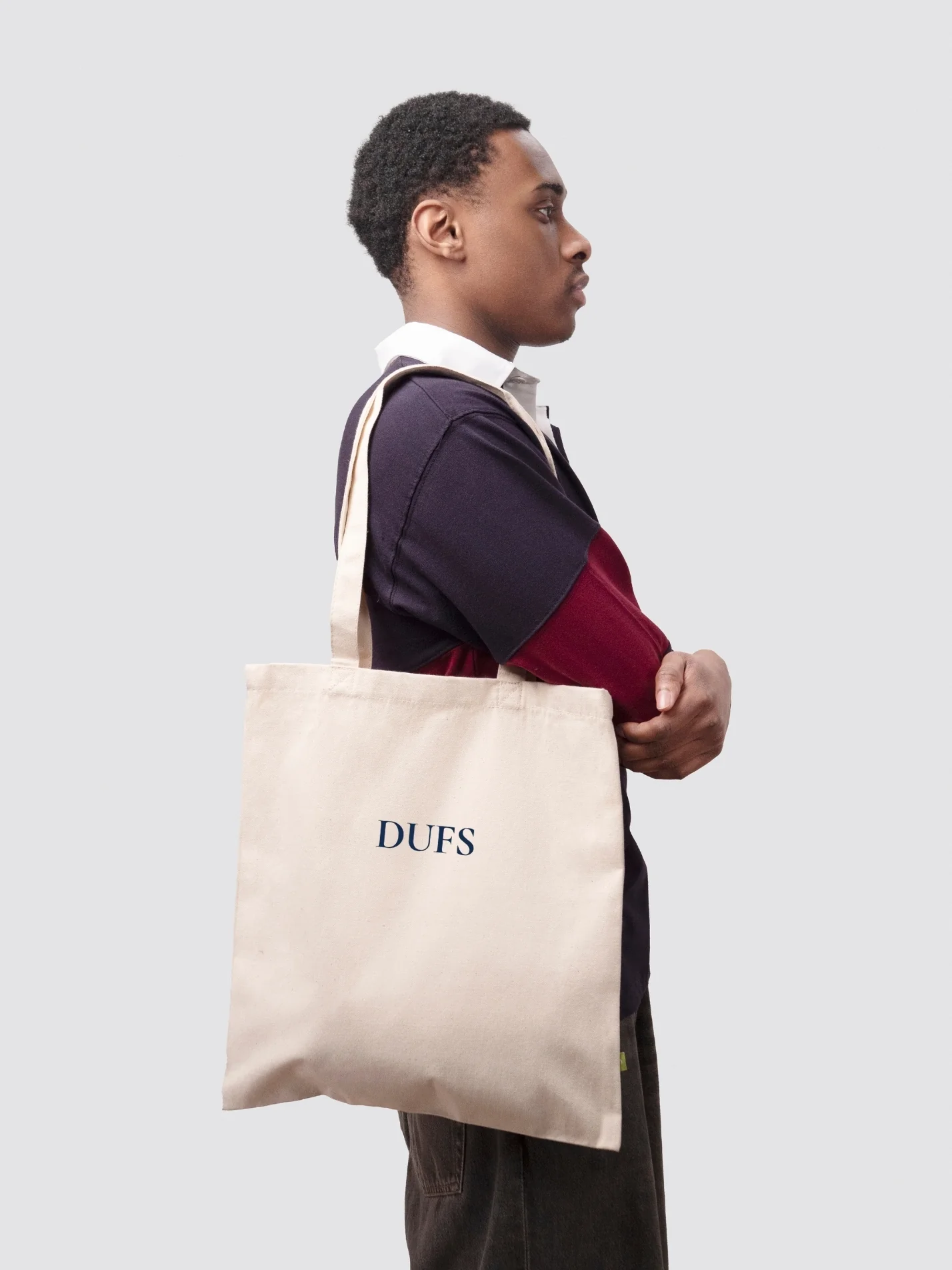 DUFS Organic Cotton Printed Tote Bag