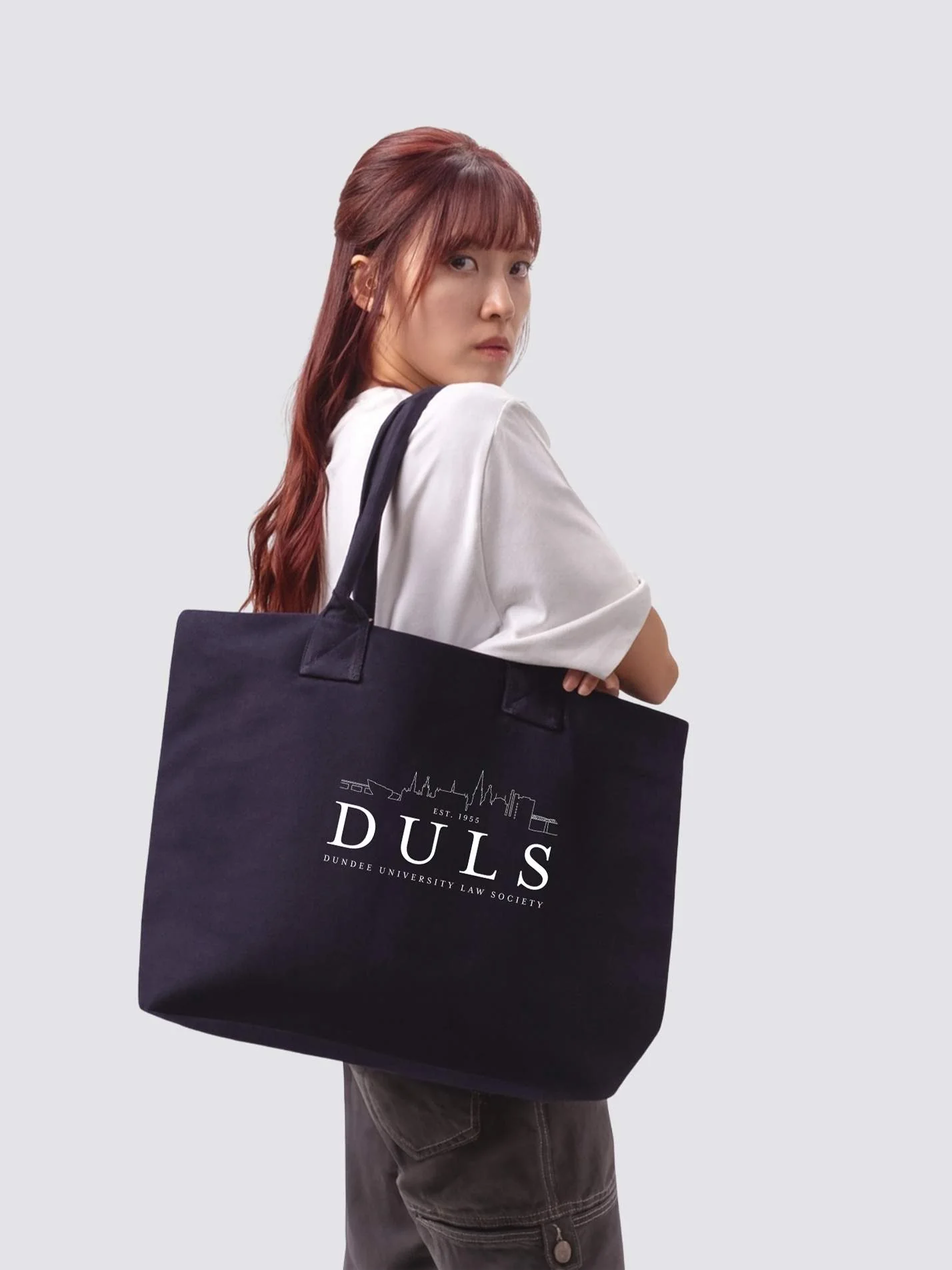 Dundee Law Society Cotton Canvas Printed Shopper Bag - Image 2