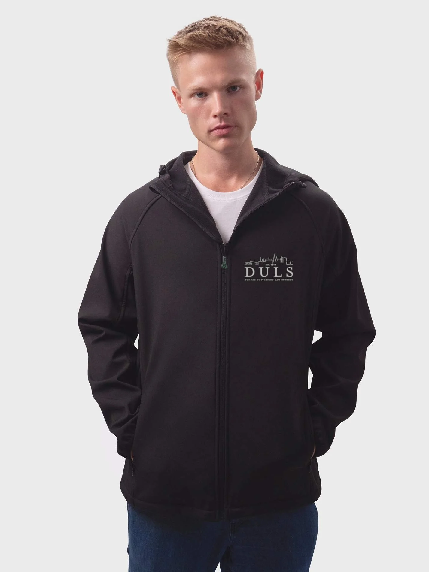 Dundee Law Society Sustainable Men’s Hooded Soft Shell Jacket