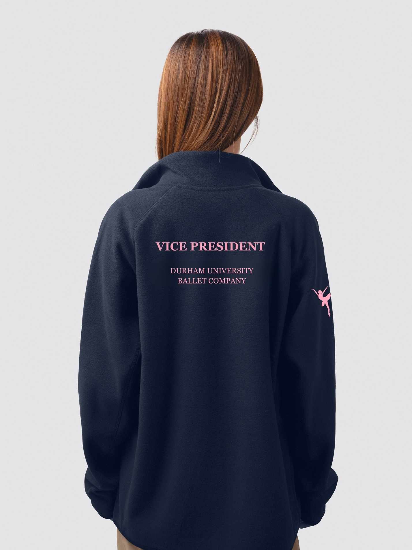 Durham Ballet Unisex 1/4 Zip Fleece - Image 3