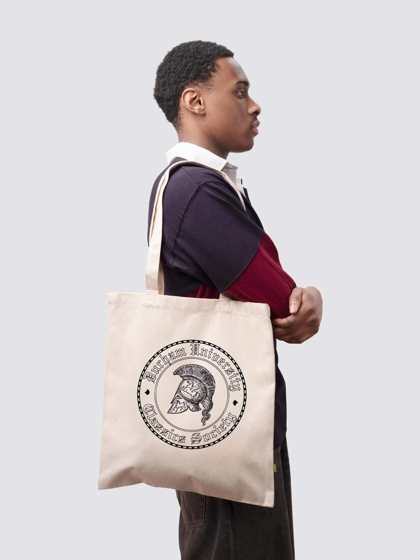 Durham Classics Society Organic Cotton Printed Tote Bag