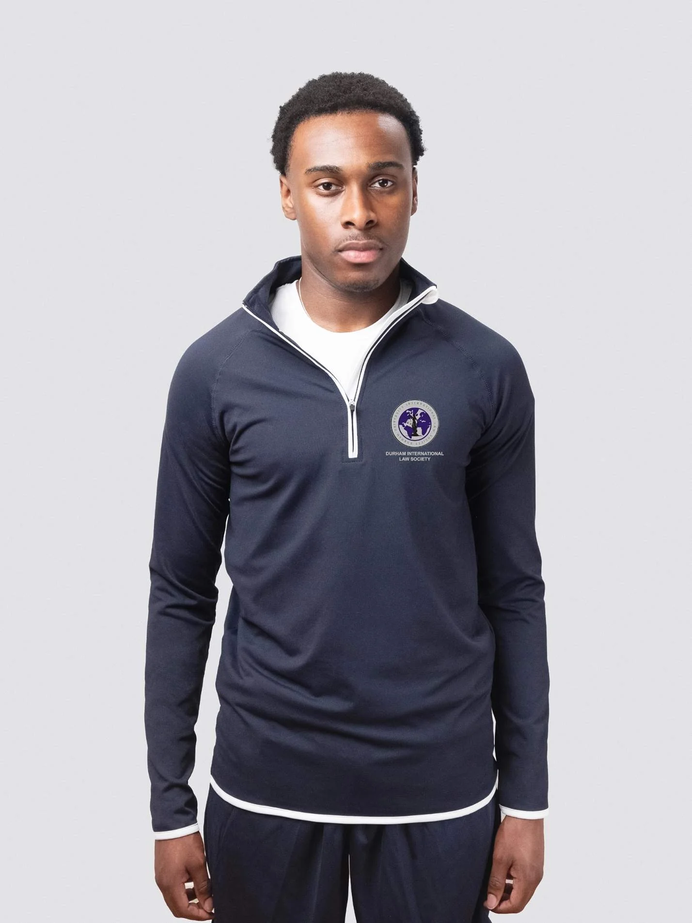 Durham International Law Society Men's Performance 1/4 Zip Sweatshirt