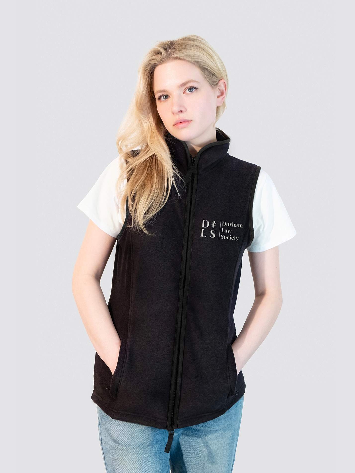 Durham Law Society Ladies Heritage Gilet Fleece - Image 5