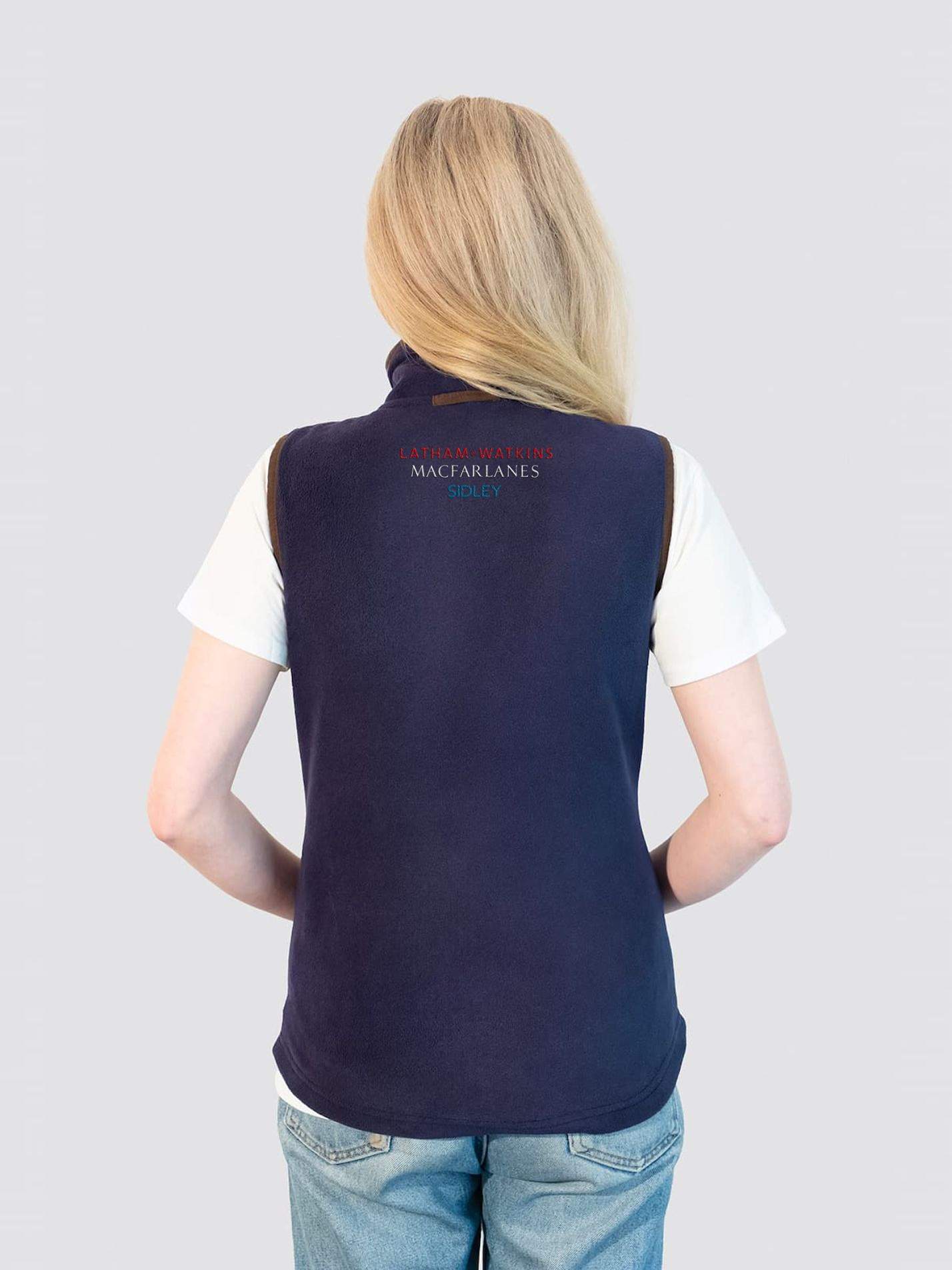 Durham Law Society Ladies Heritage Gilet Fleece - Image 6