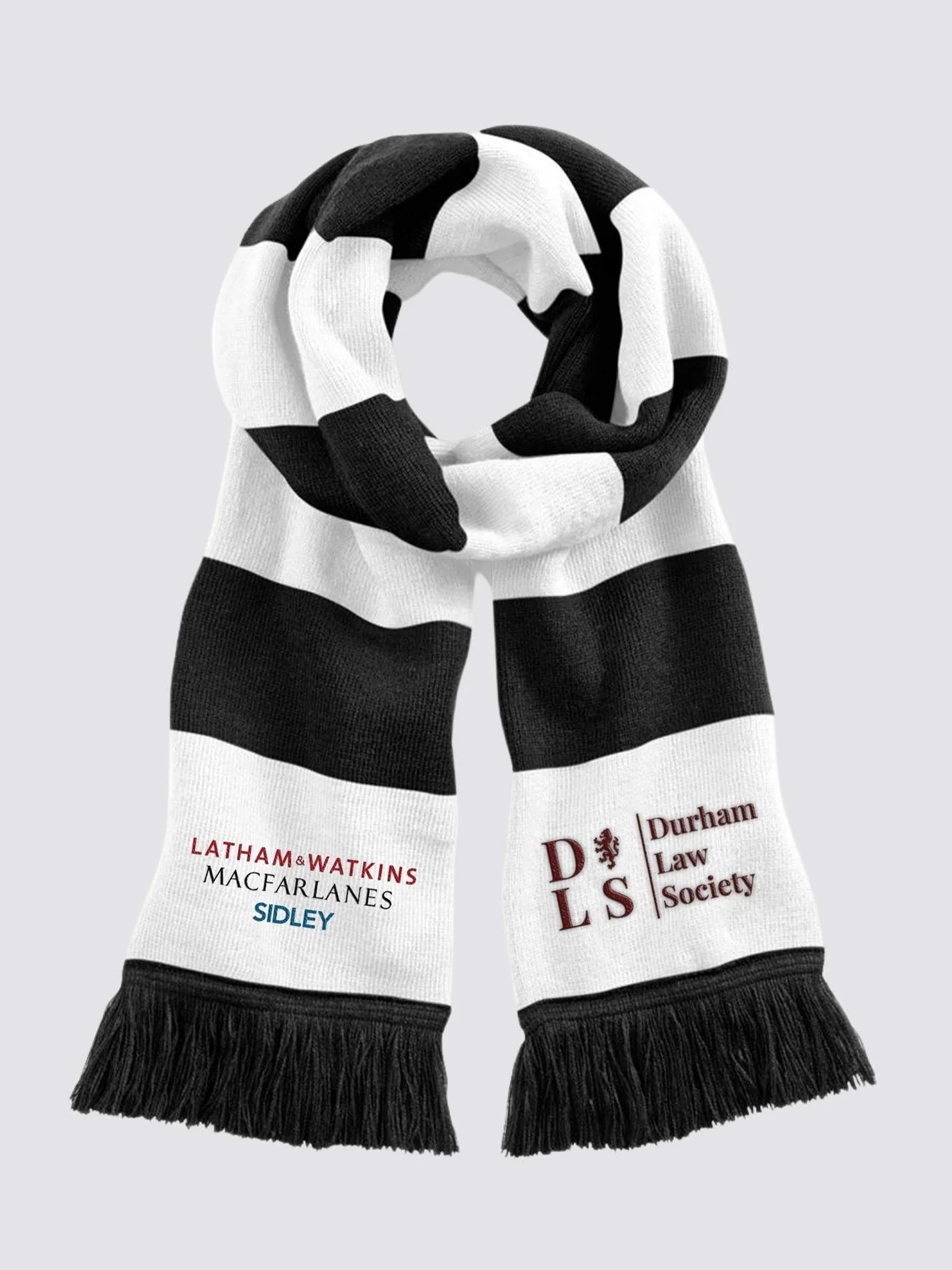 Durham Law Society Striped Scarf